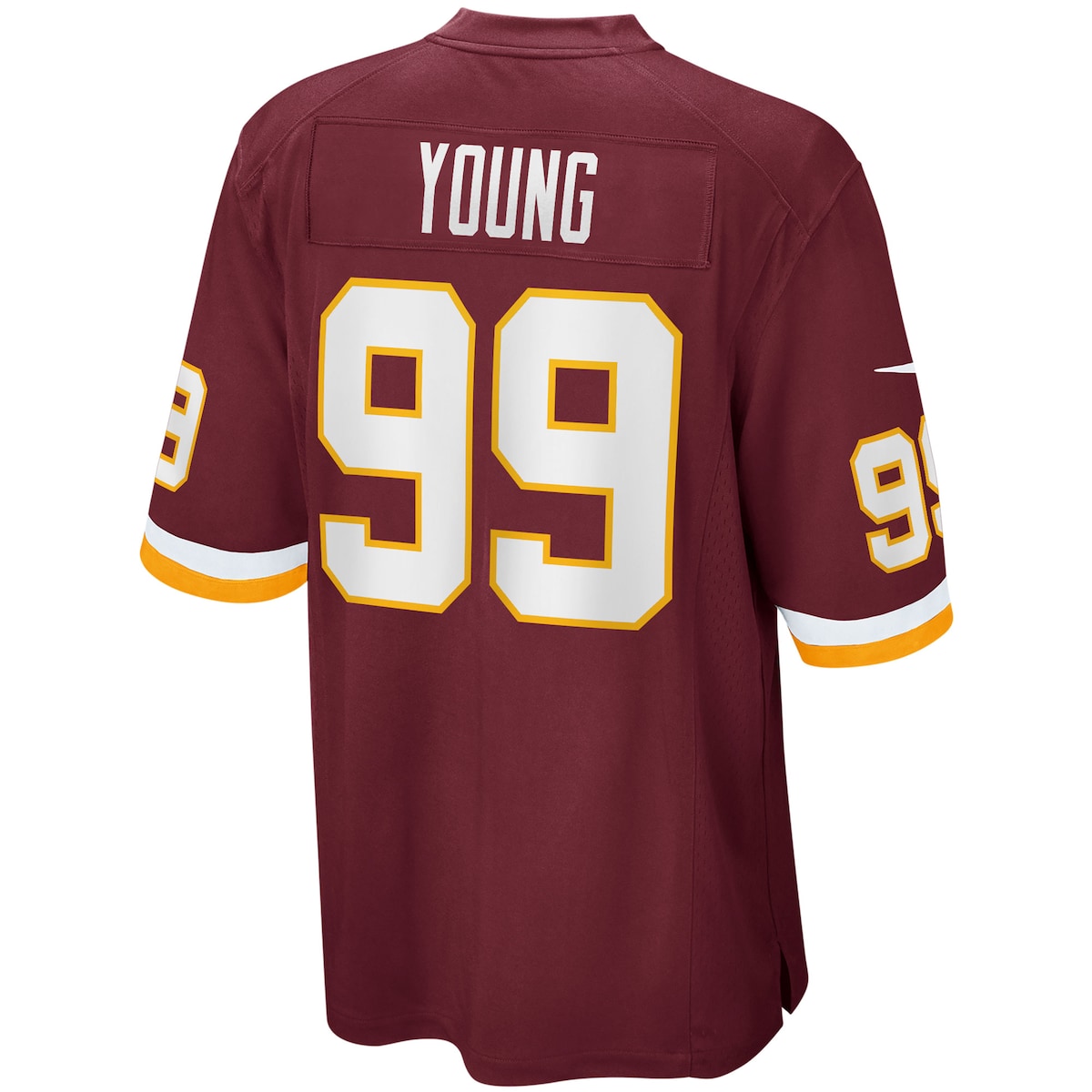 Men's Chase Young Nike Commanders Alternate Game Jersey - Maroon