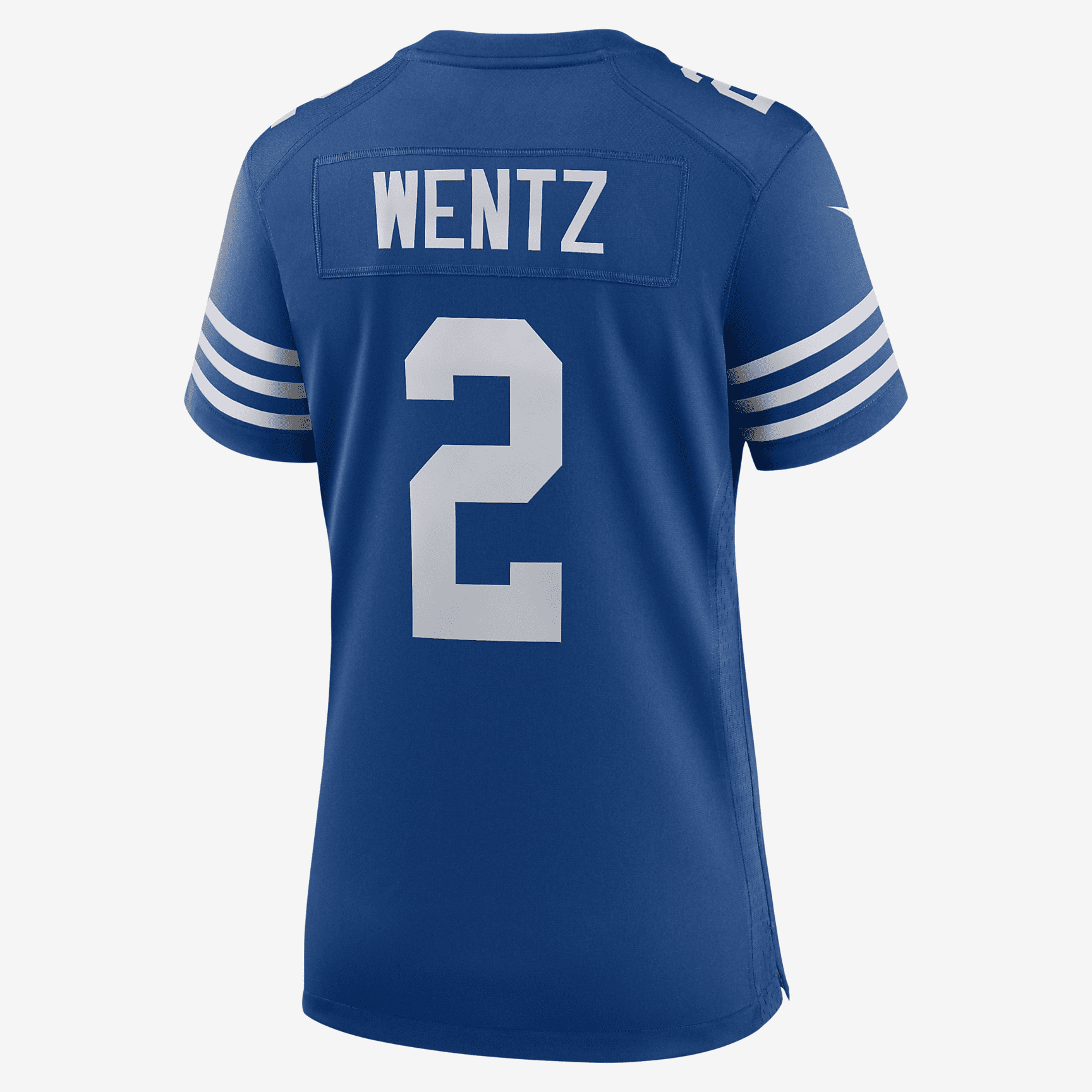 NFL Indianapolis Colts (Carson Wentz) Women's Game Football Jersey - Royal