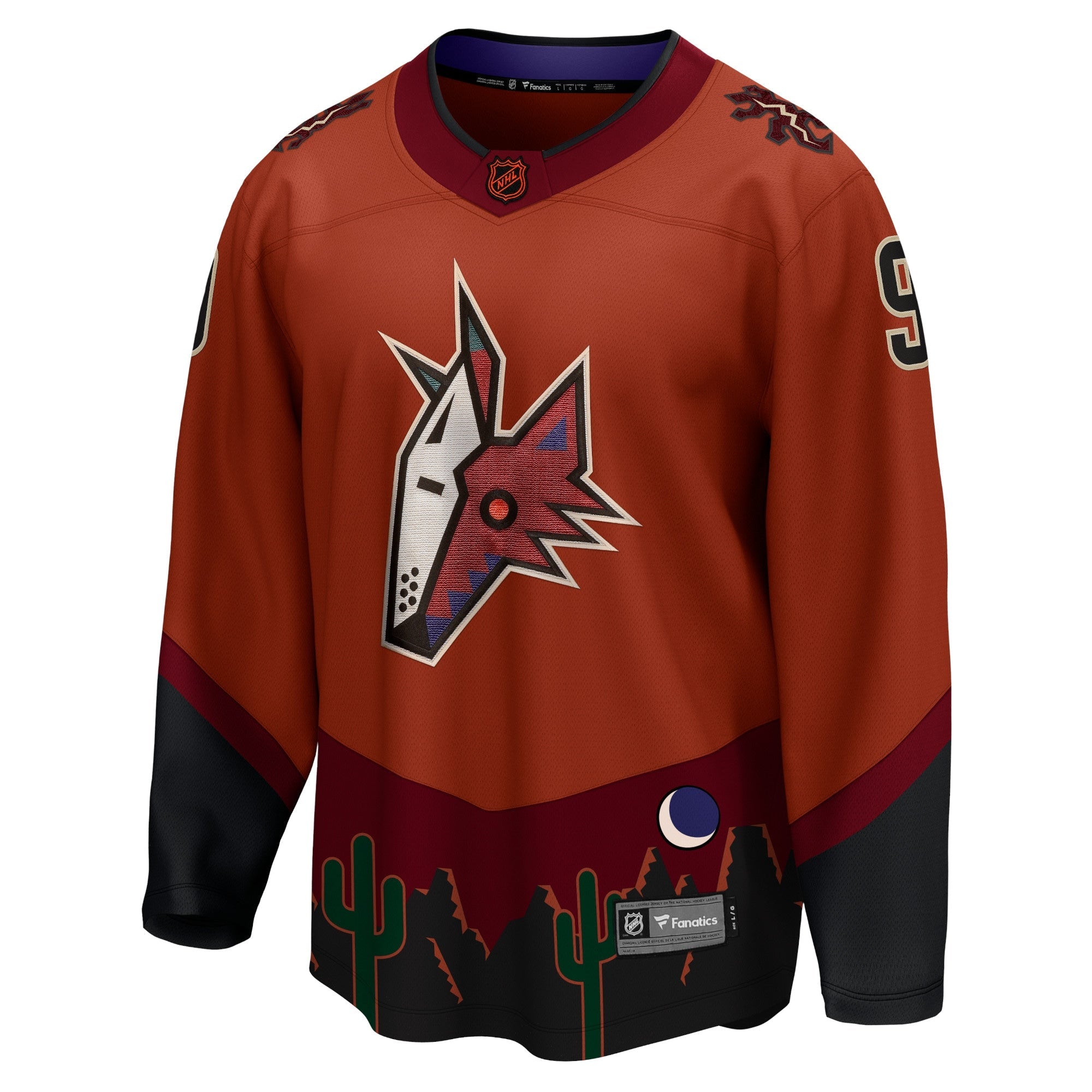 Men's Fanatics Branded Clayton Keller Burnt Orange Arizona Coyotes Special Edition 2.0 Breakaway Player Jersey