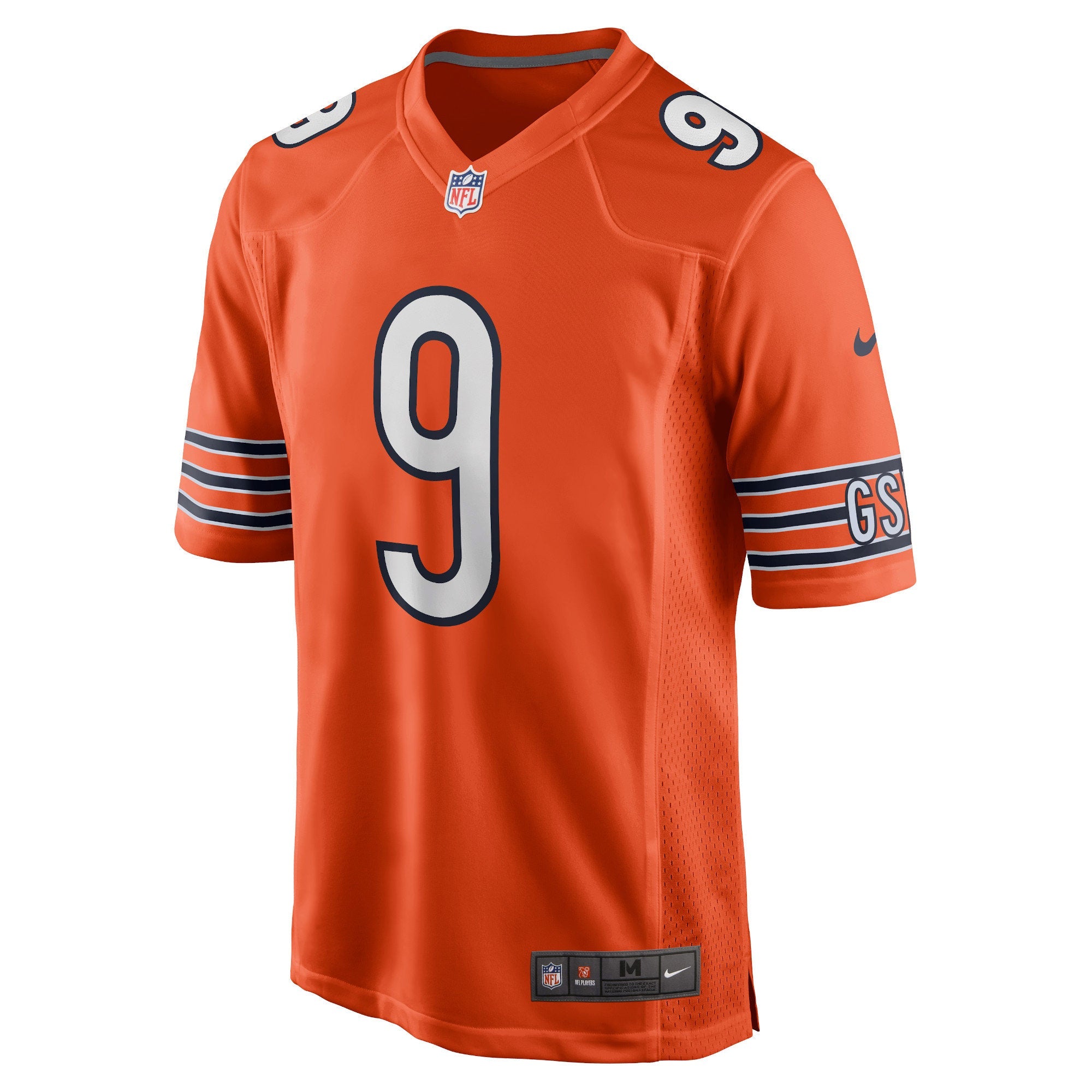 Men's Nike Nick Foles Orange Chicago Bears Game Jersey