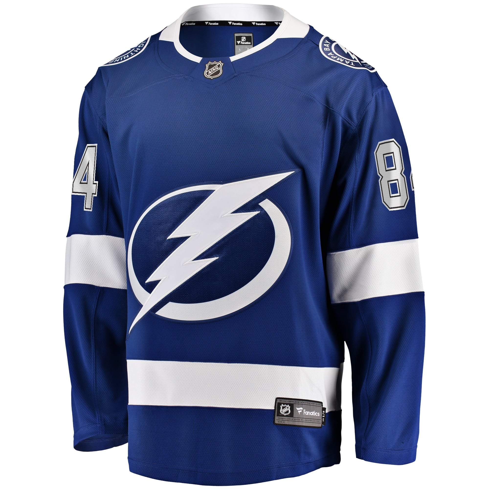 Men's Fanatics Branded Tanner Jeannot Blue Tampa Bay Lightning Home Breakaway Jersey