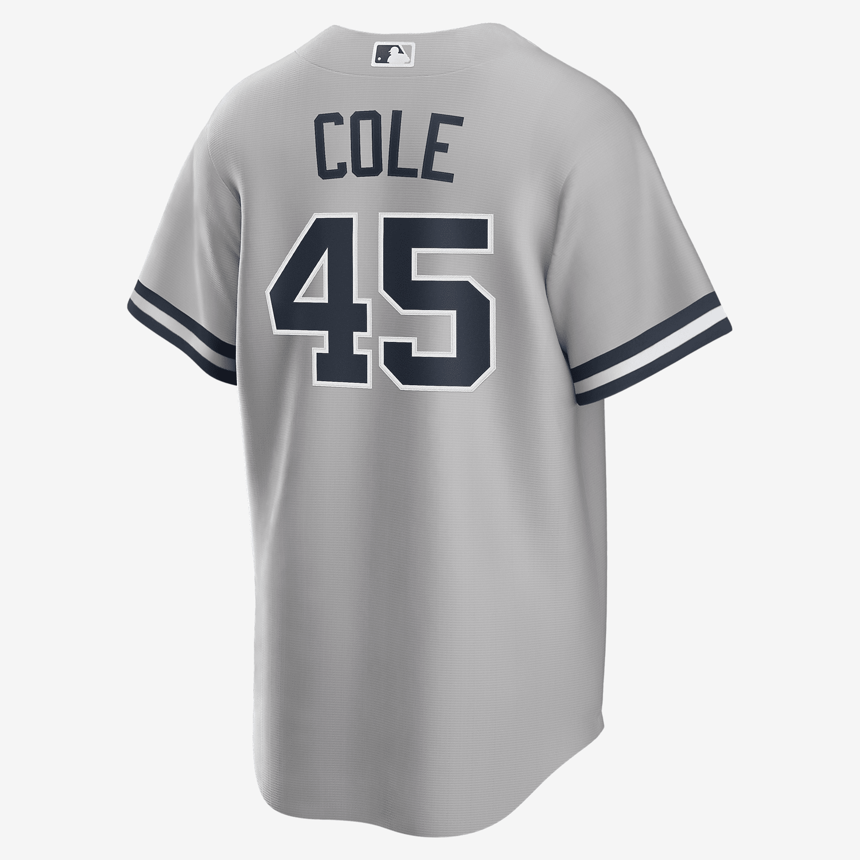 MLB New York Yankees (Gerrit Cole) Men's Replica Baseball Jersey - Grey