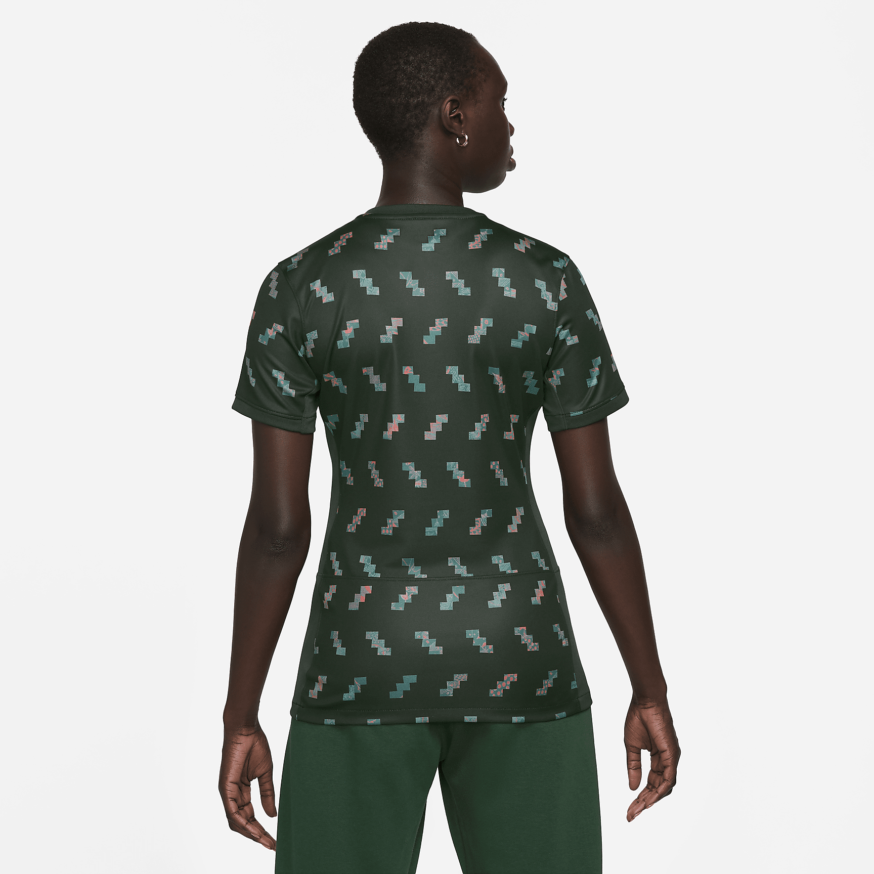 Nigeria 2023 Stadium Away Women's Nike Dri-FIT Soccer Jersey - Night Forest/White