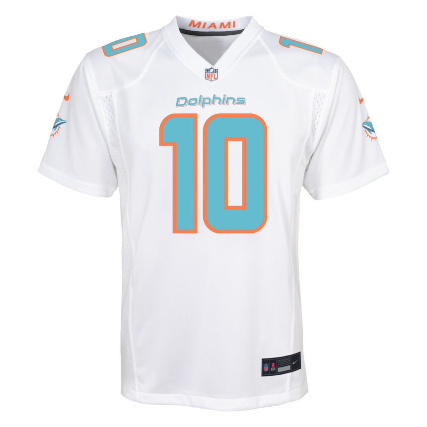 Youth Tyreek Hill Miami Dolphins White Game Replica Jersey
