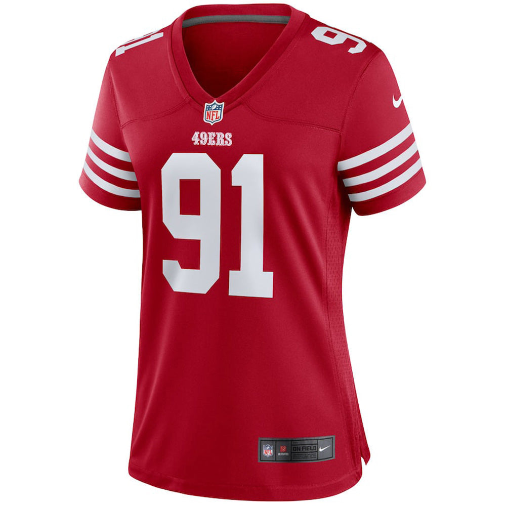 Women's San Francisco 49ers Arik Armstead Game Jersey - Scarlet