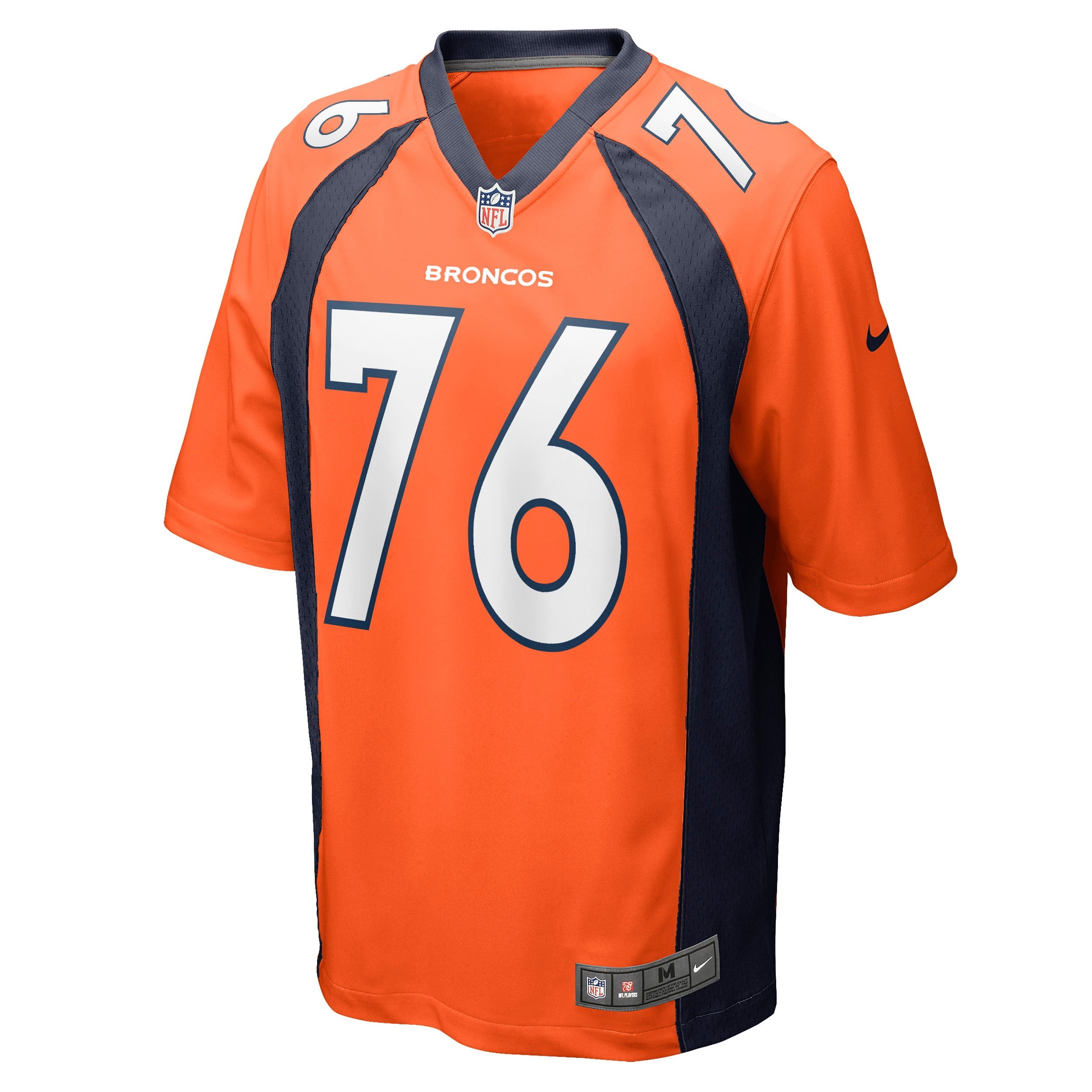 Men's Nike Calvin Anderson Orange Denver Broncos Game Jersey