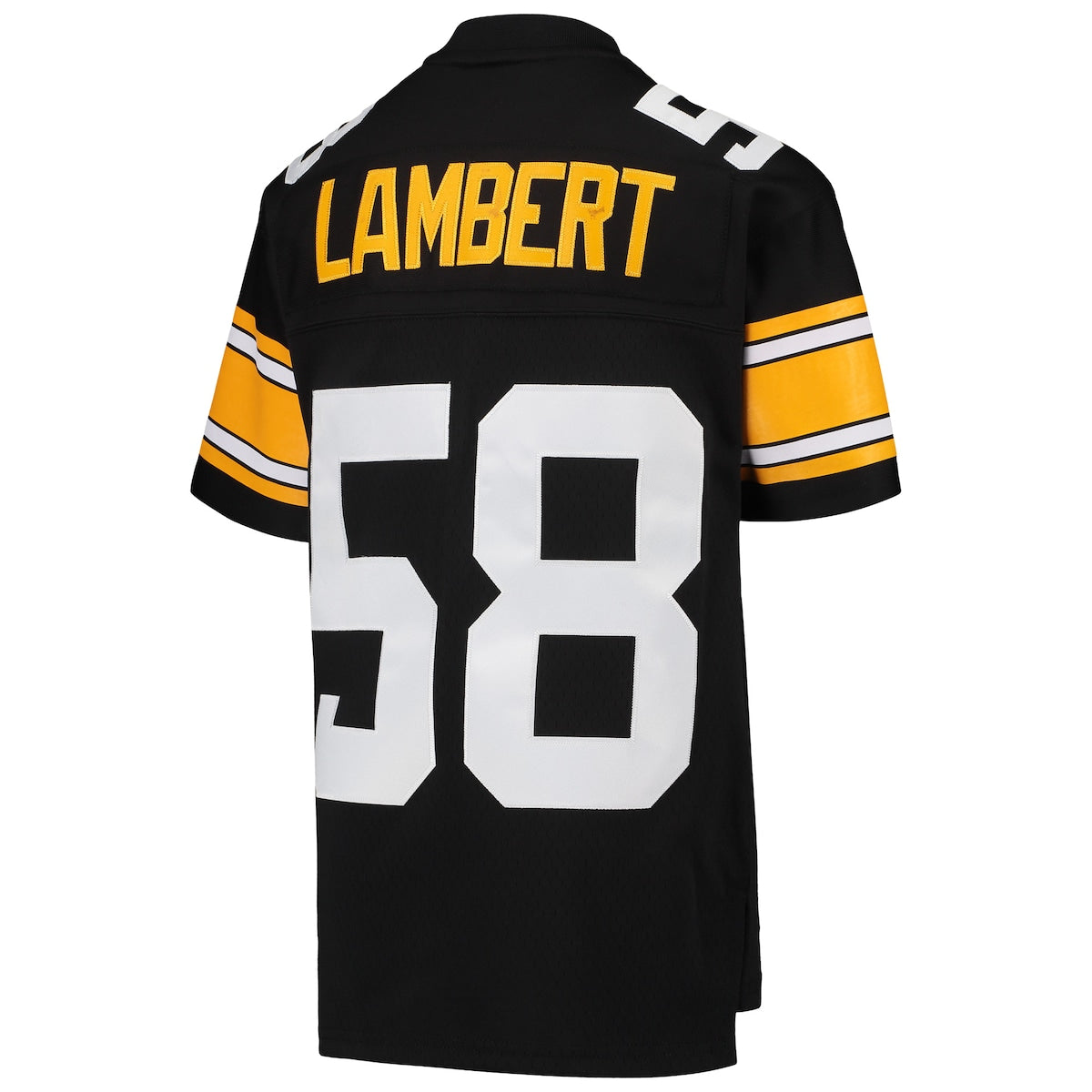 Boys' Grade School Jack Lambert Mitchell & Ness Steelers 2005 Retired Legacy Jersey - Black