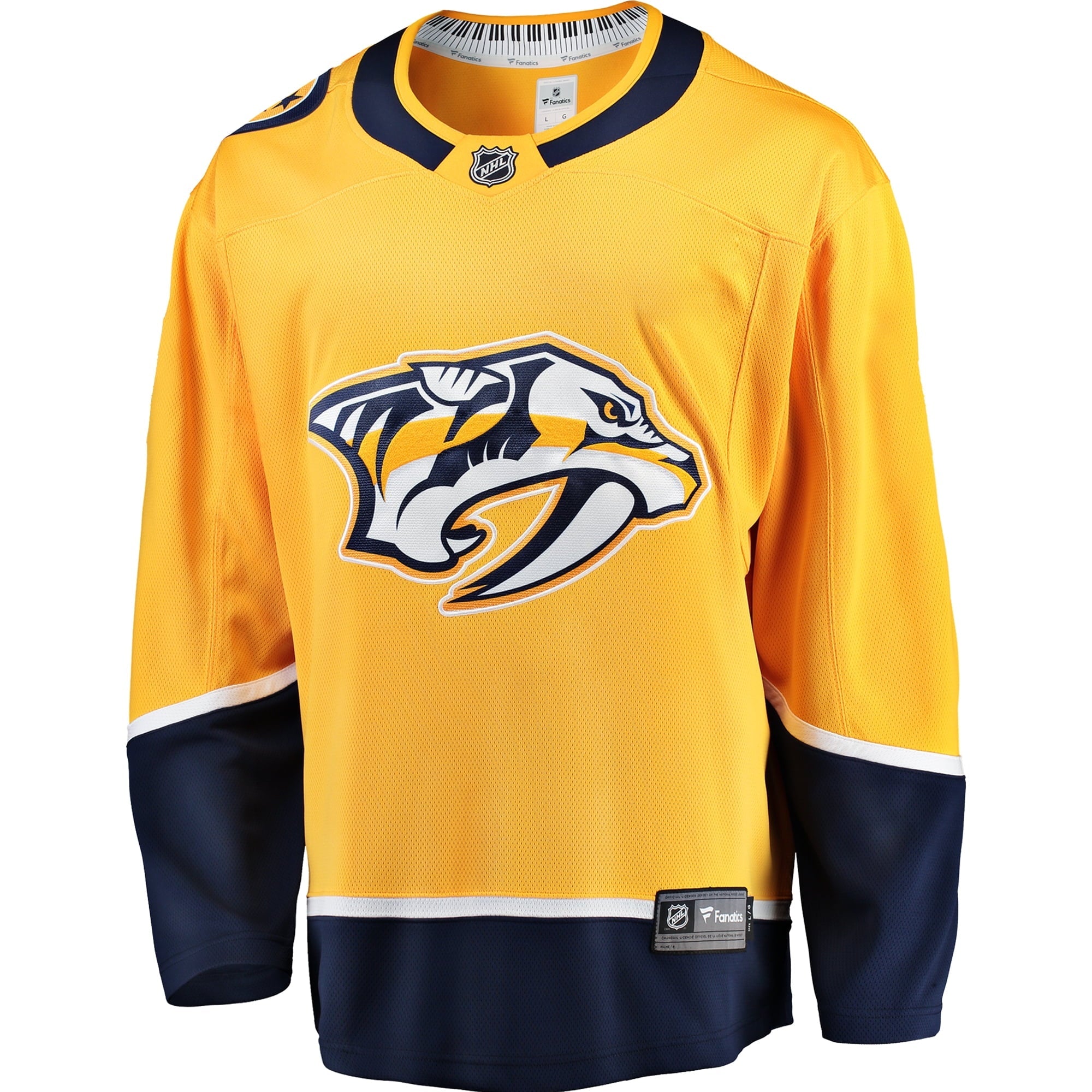 Men's Fanatics Branded Gold Nashville Predators Breakaway Home Jersey