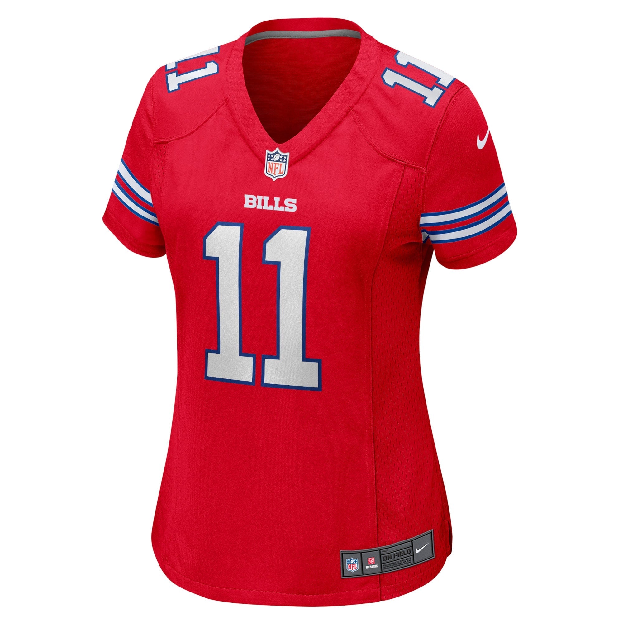 Women's Nike Cole Beasley Red Buffalo Bills Game Player Jersey