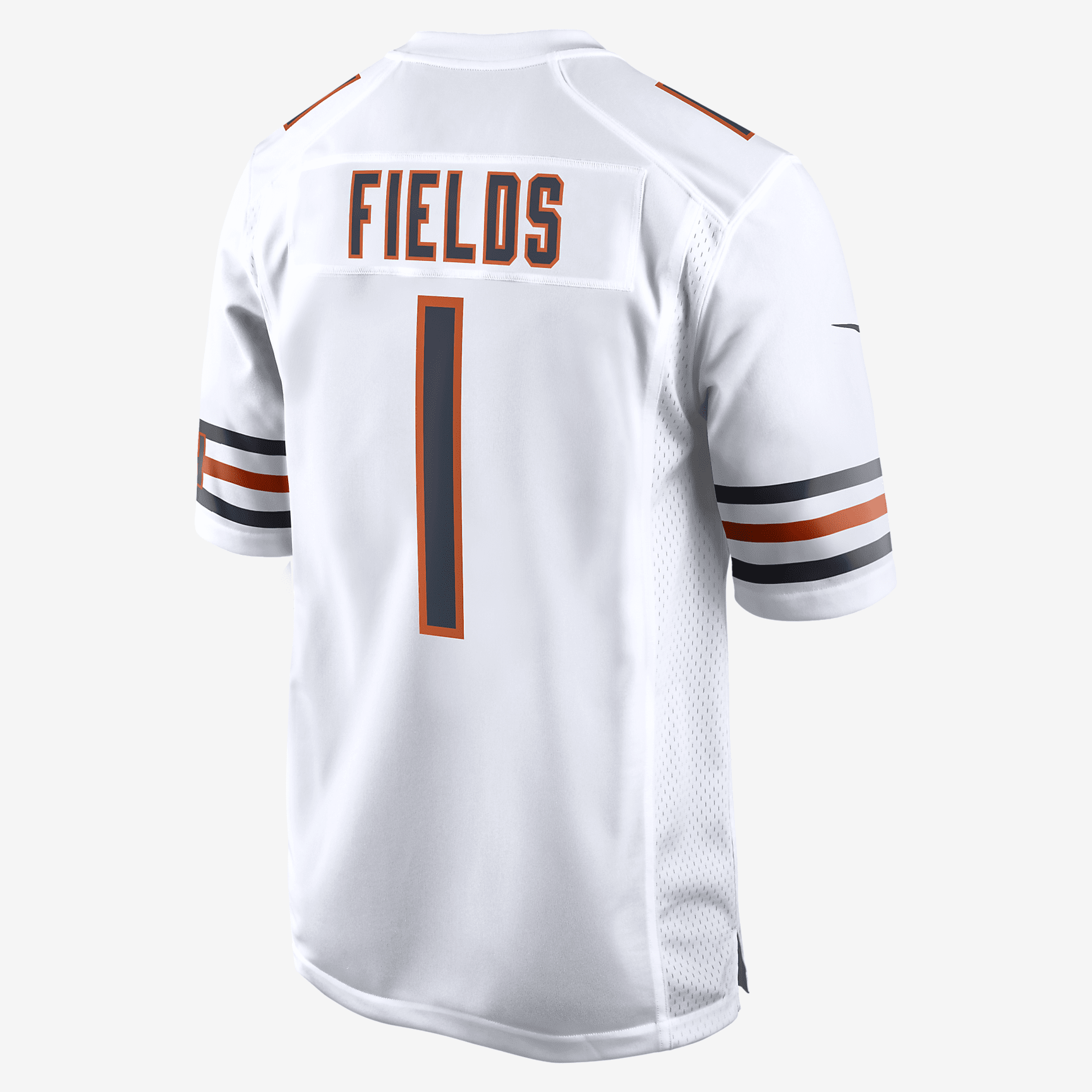 NFL Chicago Bears (Justin Fields) Men's Game Football Jersey - White