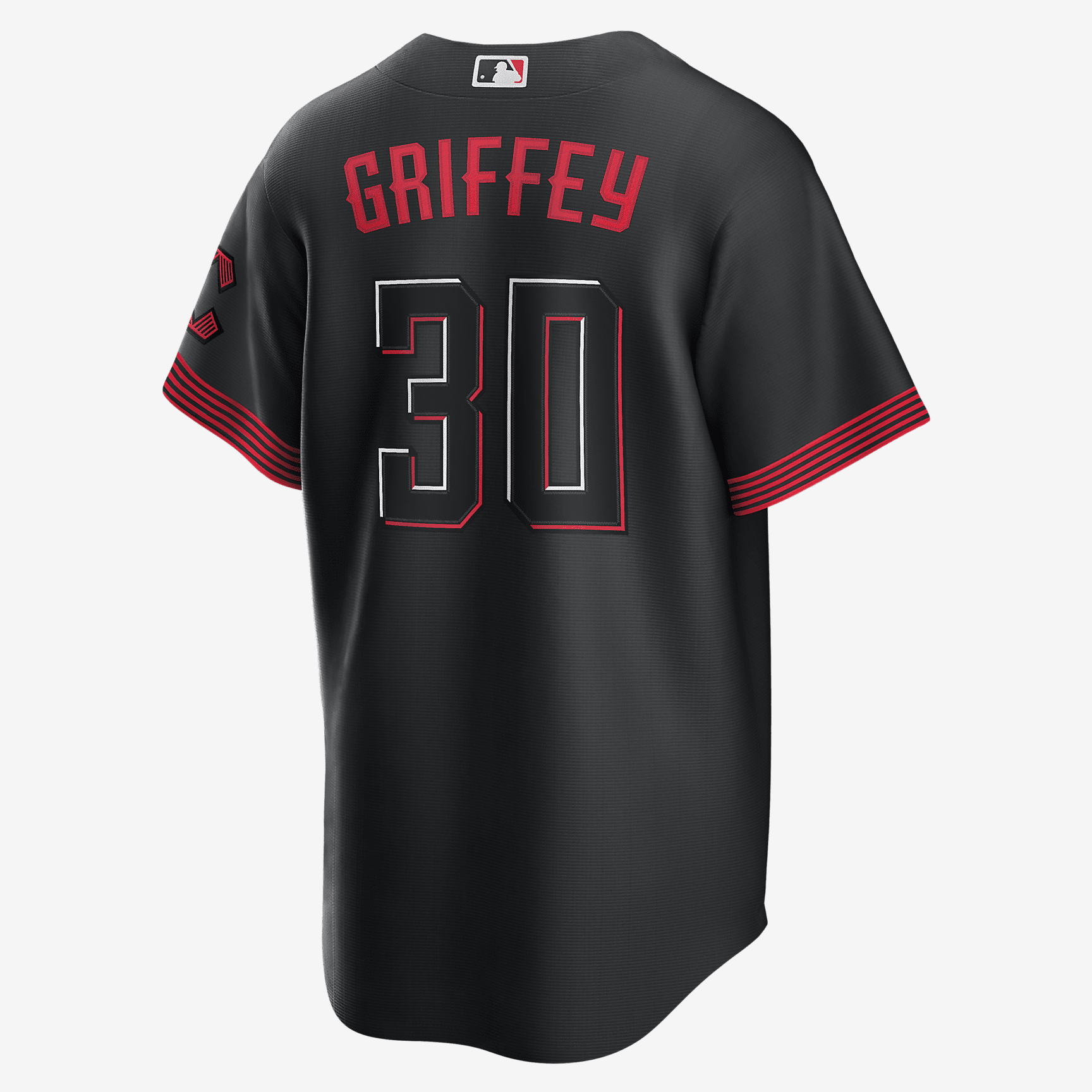 MLB Cincinnati Reds City Connect (Ken Griffey Jr.) Men's Replica Baseball Jersey - Black