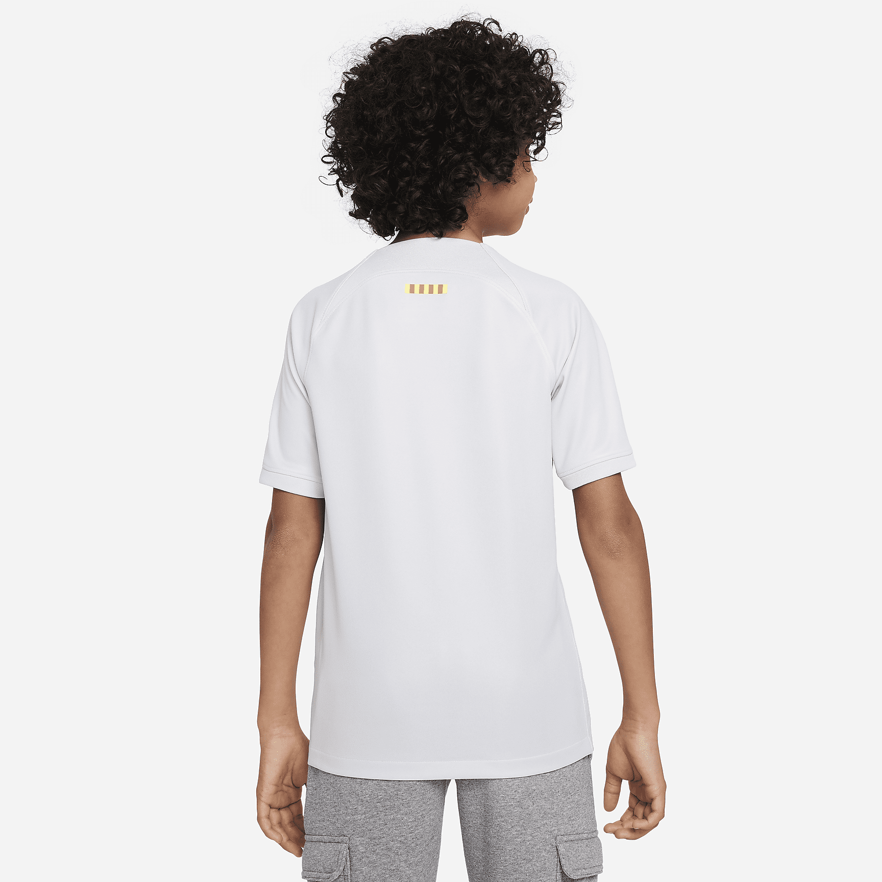 FC Barcelona 2022/23 Stadium Third Big Kids' Nike Dri-FIT Soccer Jersey - Sky Grey/Black