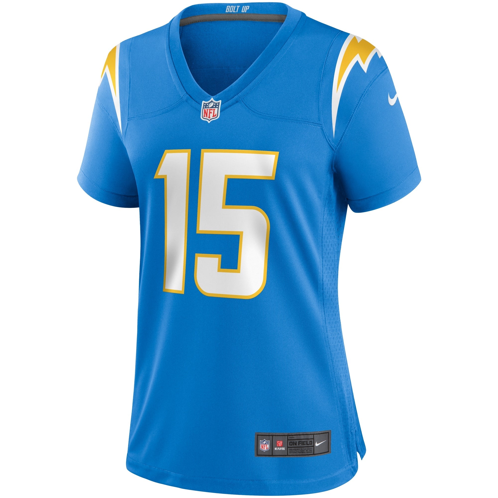 Women's Nike Jalen Guyton Powder Blue Los Angeles Chargers Game Player Jersey