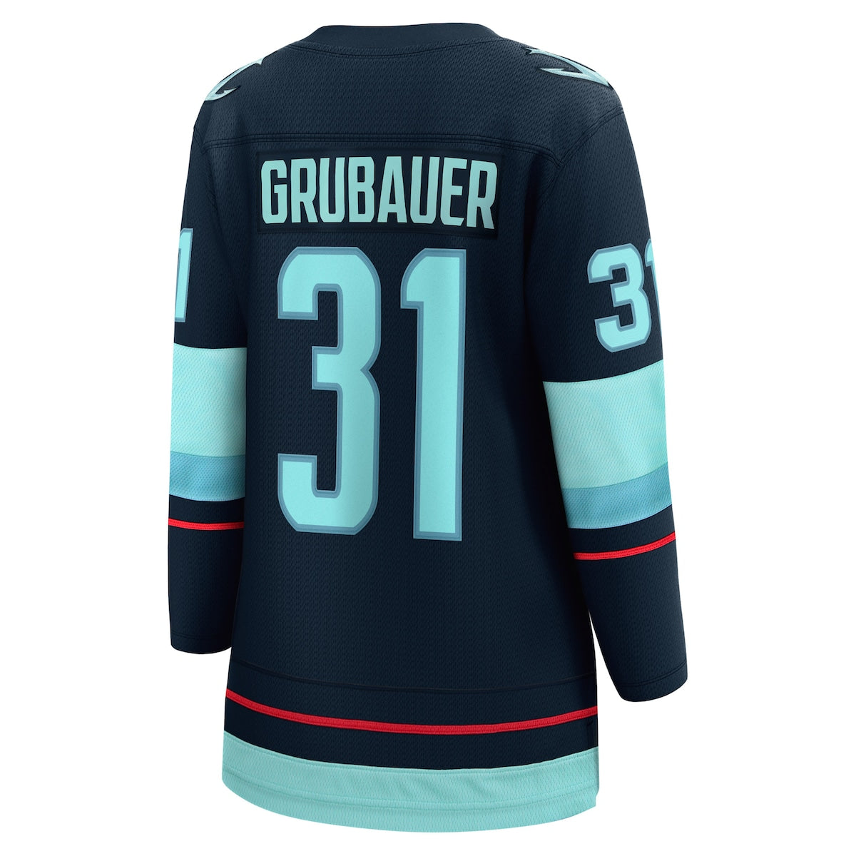 Women's Philipp Grubauer Fanatics Deep Sea Home Premier Breakaway Jersey - Navy
