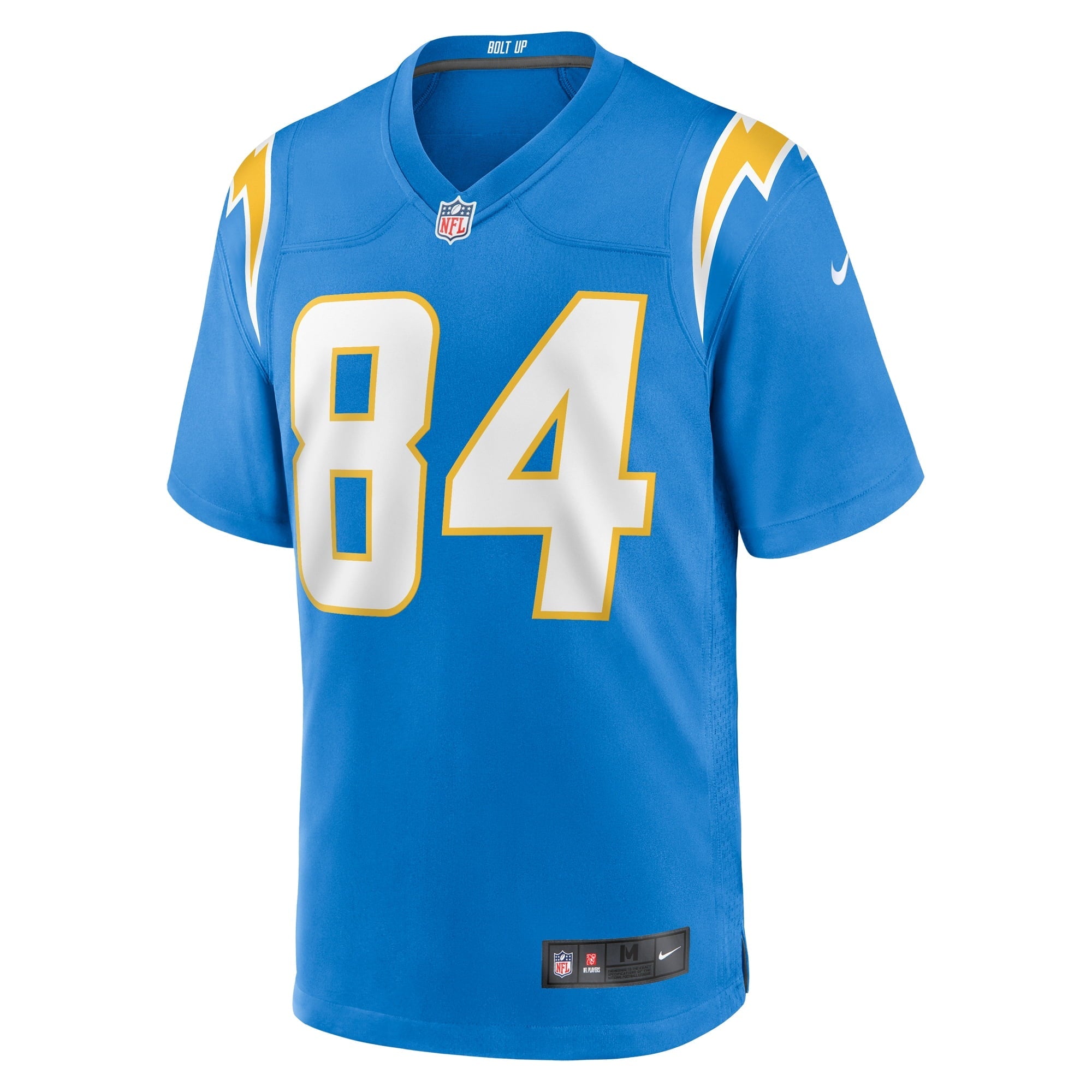 Men's Nike John Hightower Powder Blue Los Angeles Chargers Home Game Player Jersey