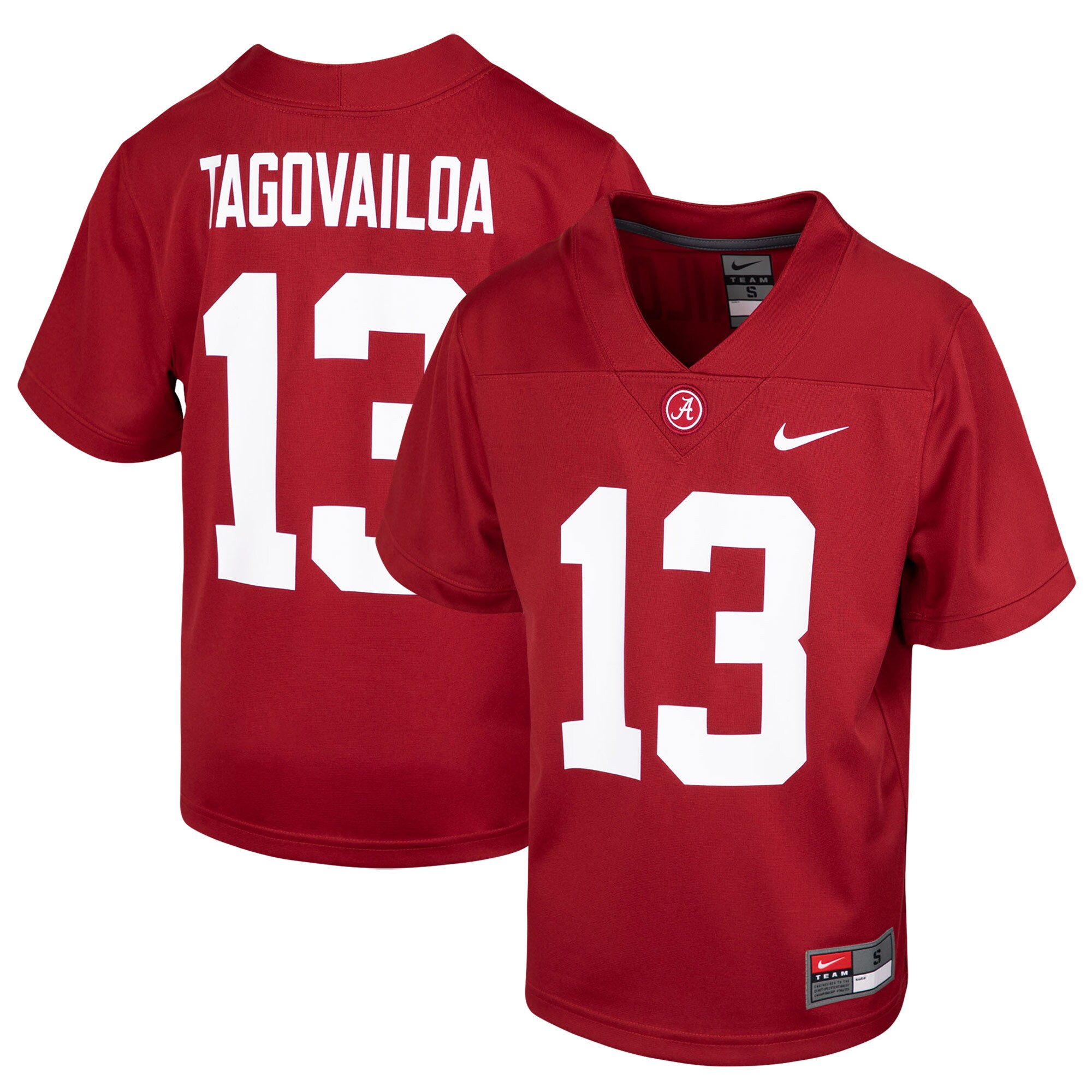 Tua Tagovailoa Alabama Crimson Tide Nike Youth 2020 NFL Draft Replica Jersey - Crimson