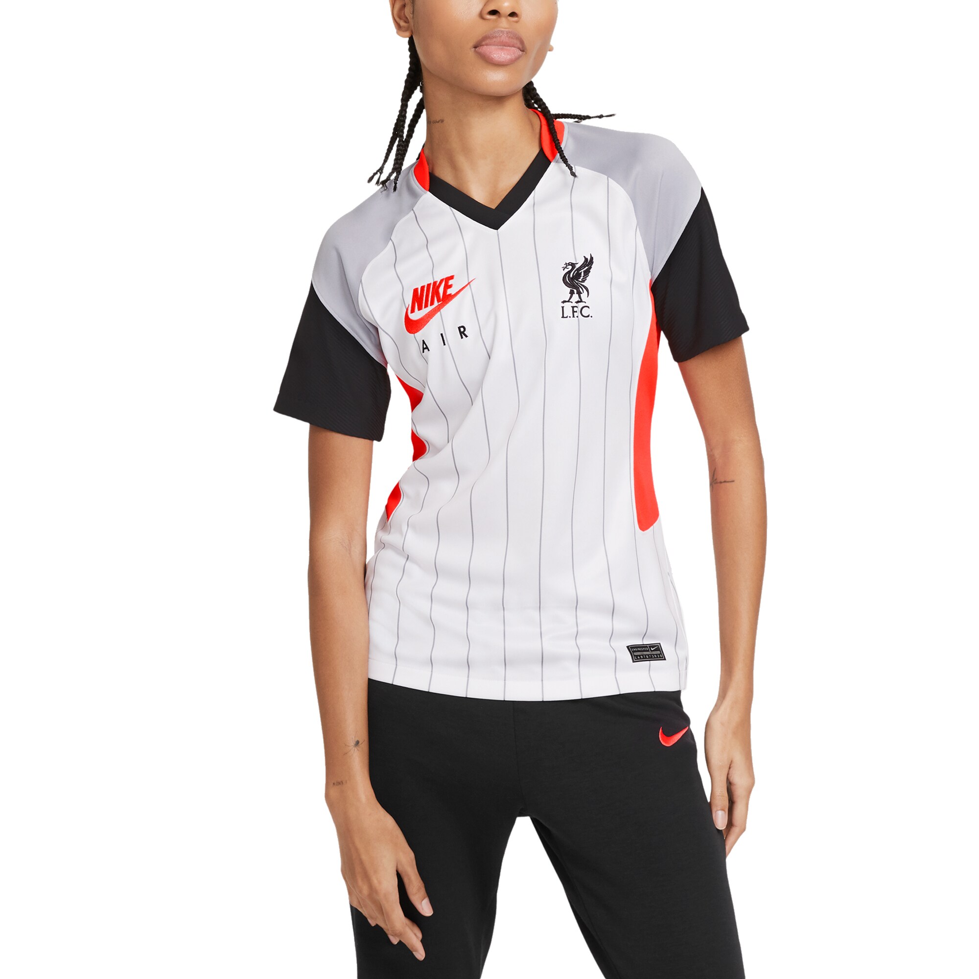 Liverpool Nike Women's 2020/21 Fourth Stadium Air Max Replica Jersey - White