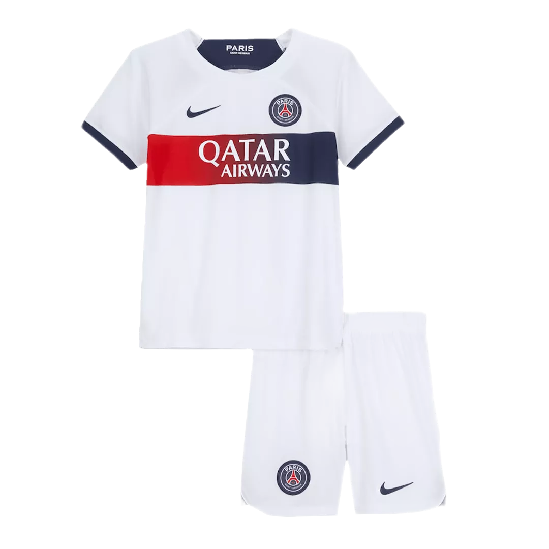 23/24 Youth PSG Away Jersey Kids Kit