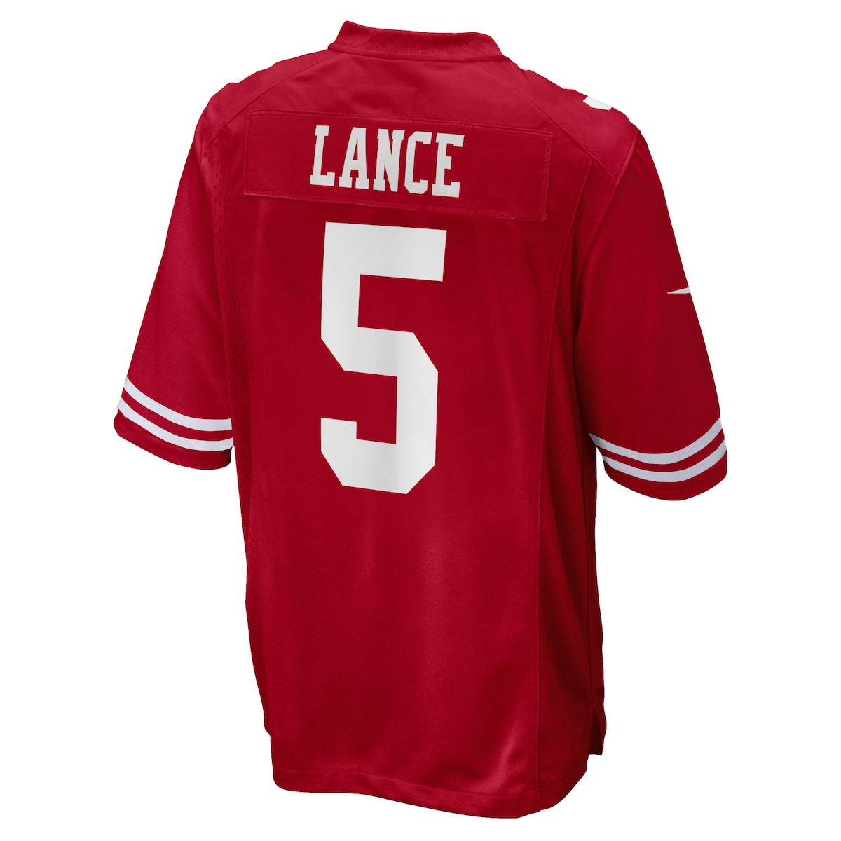 Boys' Grade School Trey Lance Nike 49ers Game Jersey - Red