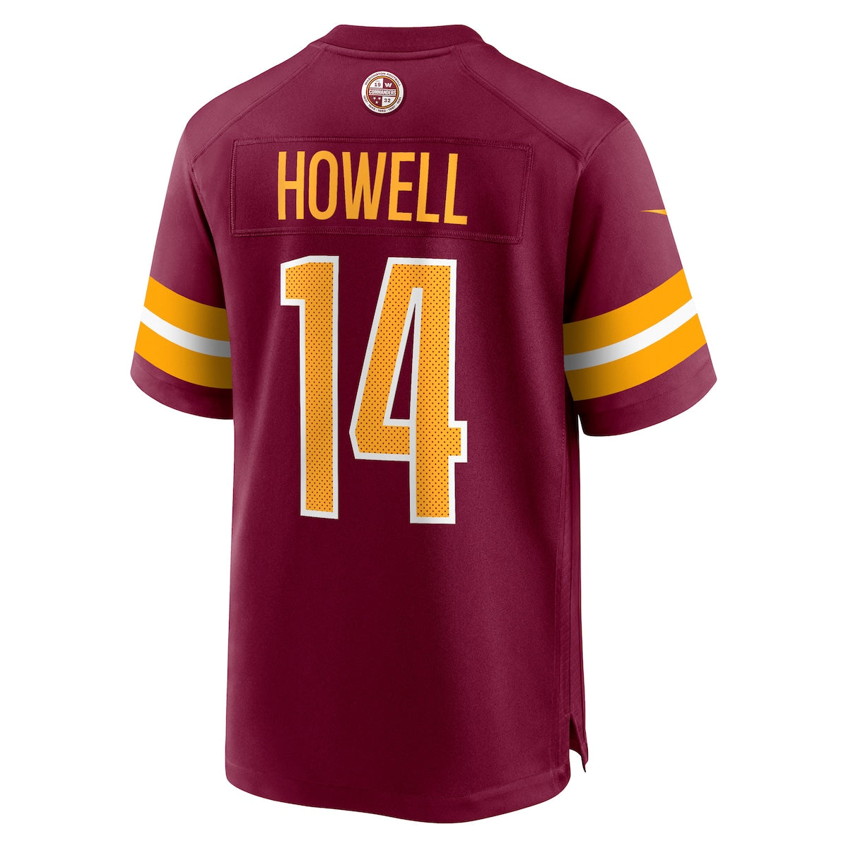 Men's Sam Howell Nike Commanders Game Day Jersey - Maroon