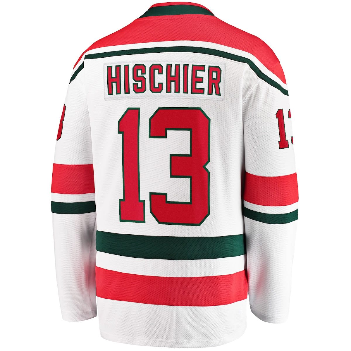 Men's Nico Hischier Fanatics Devils Alternate Premier Breakaway Jersey - White