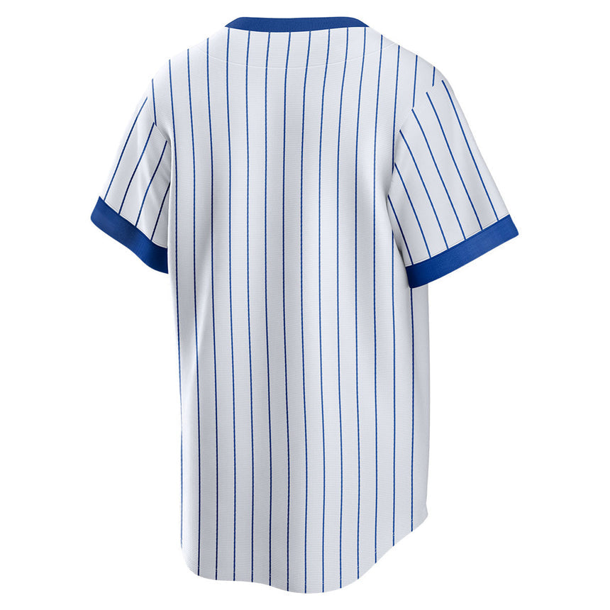 Men's Chicago Cubs Home White Cooperstown Replica Jersey by