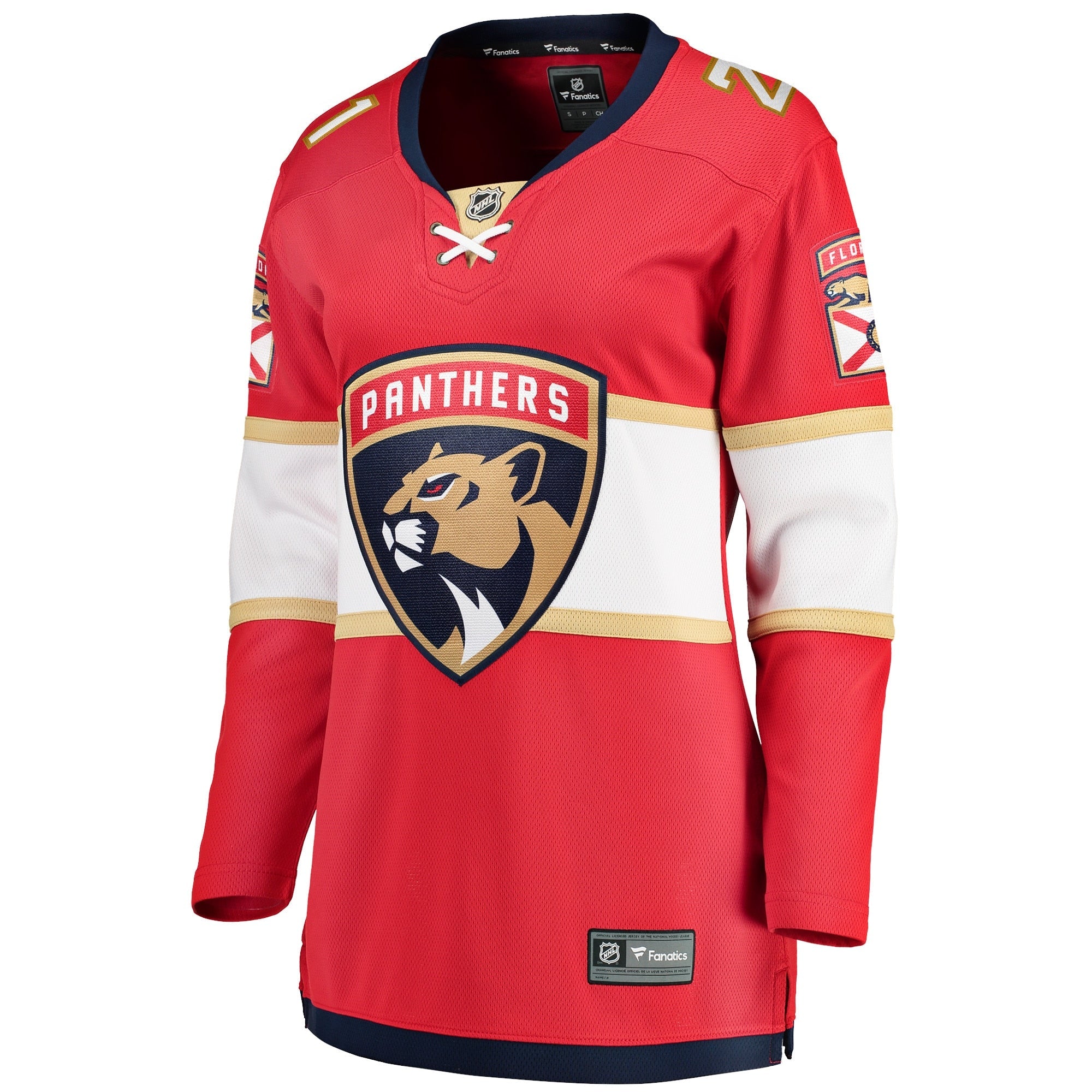 Women's Fanatics Branded Nick Cousins Red Florida Panthers Home Breakaway Player Jersey