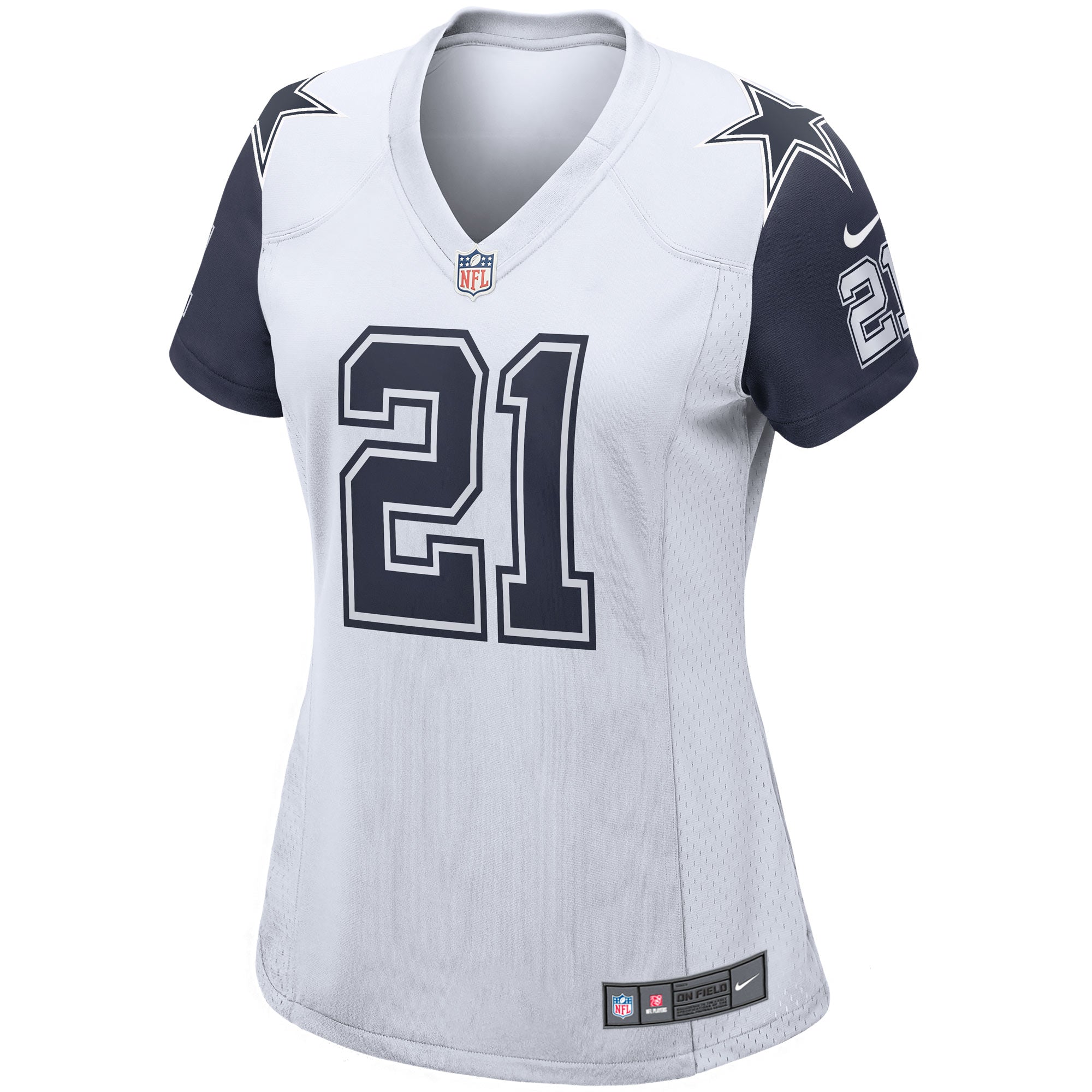 Women's Nike Ezekiel Elliott White Dallas Cowboys Alternate Game Jersey
