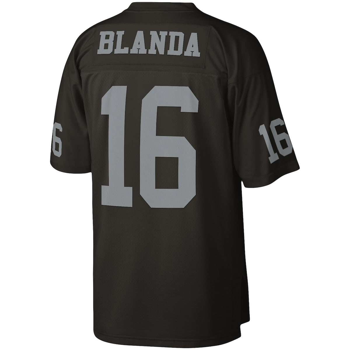 Men's George Blanda Mitchell & Ness Raiders Legacy Replica Jersey - Black