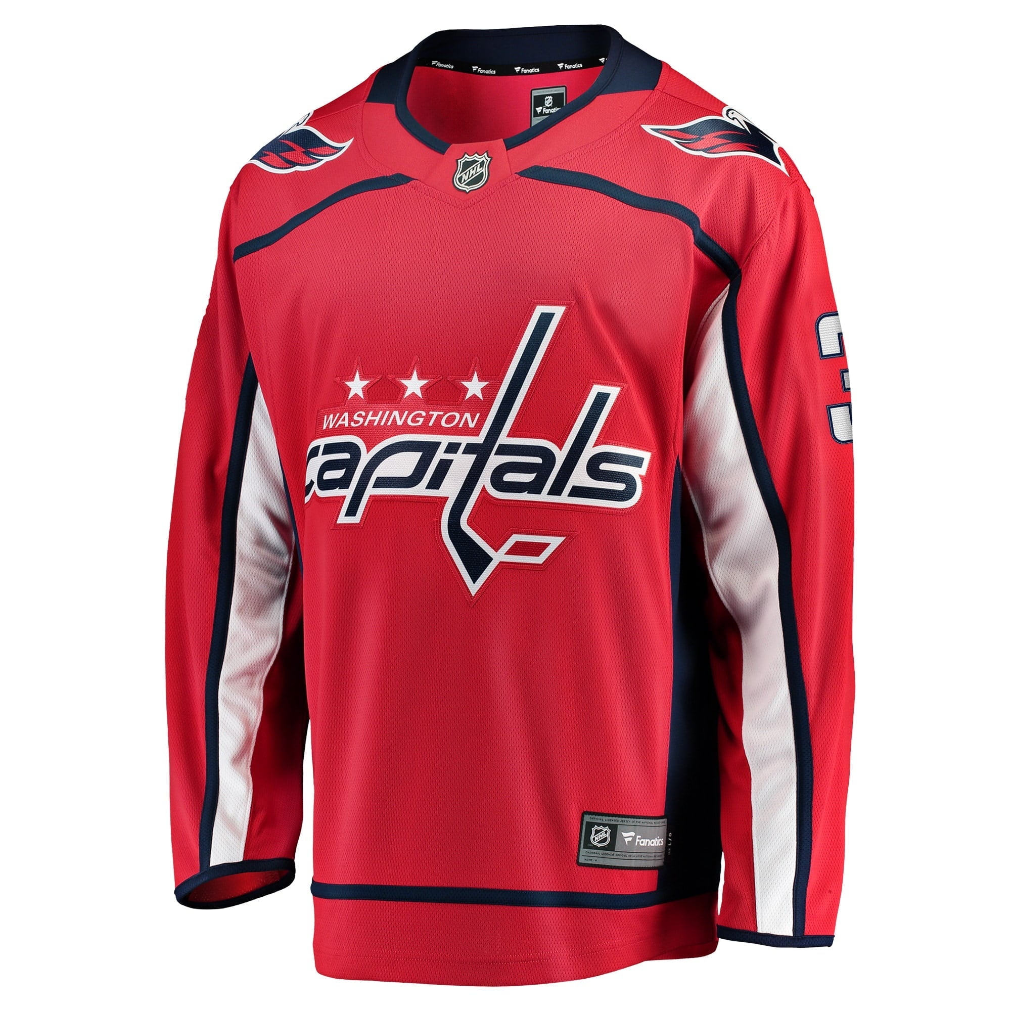 Men's Fanatics Branded Nick Jensen Red Washington Capitals Replica Player Jersey