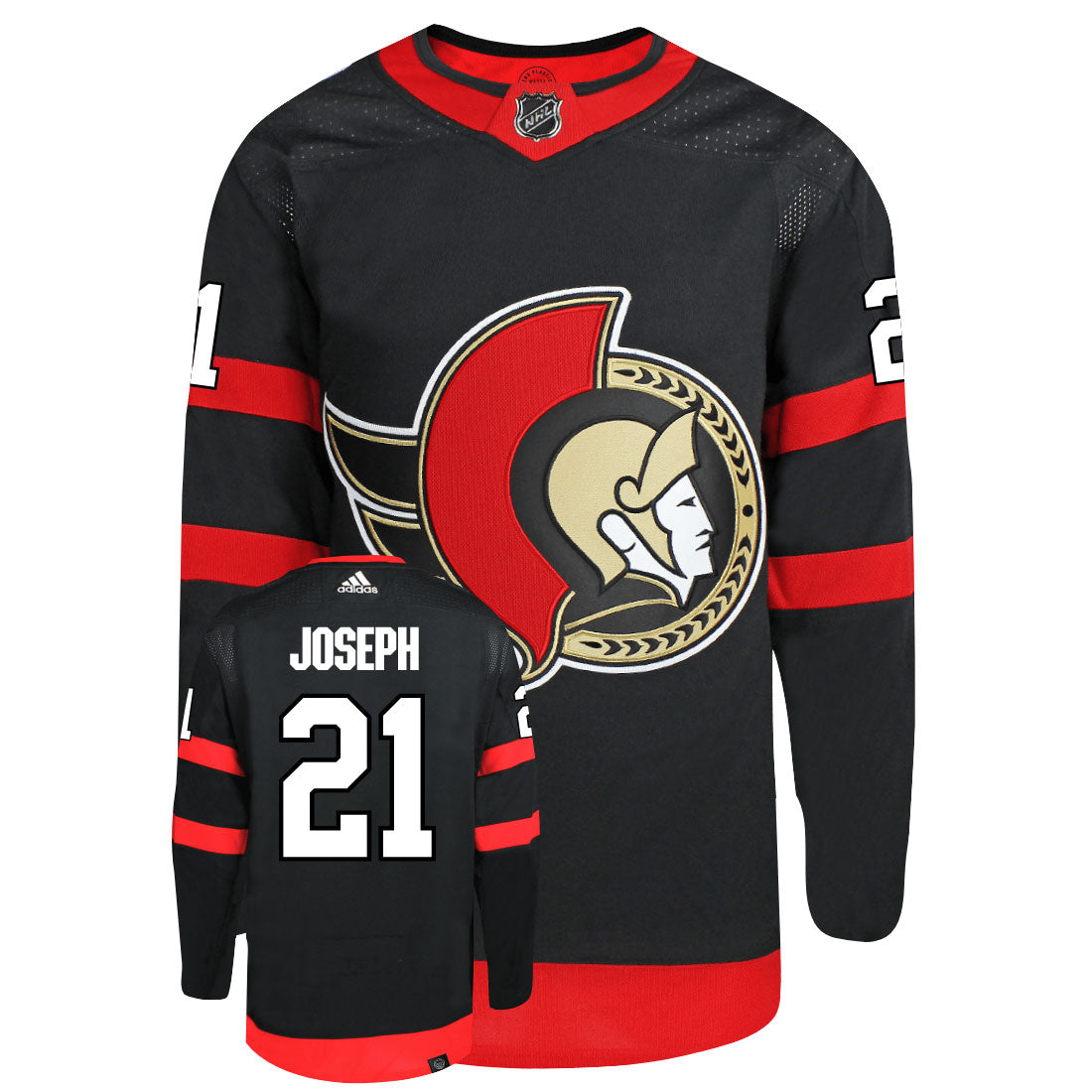 Mathieu Joseph Ottawa Senators Adidas Primegreen Authentic NHL Hockey Jersey