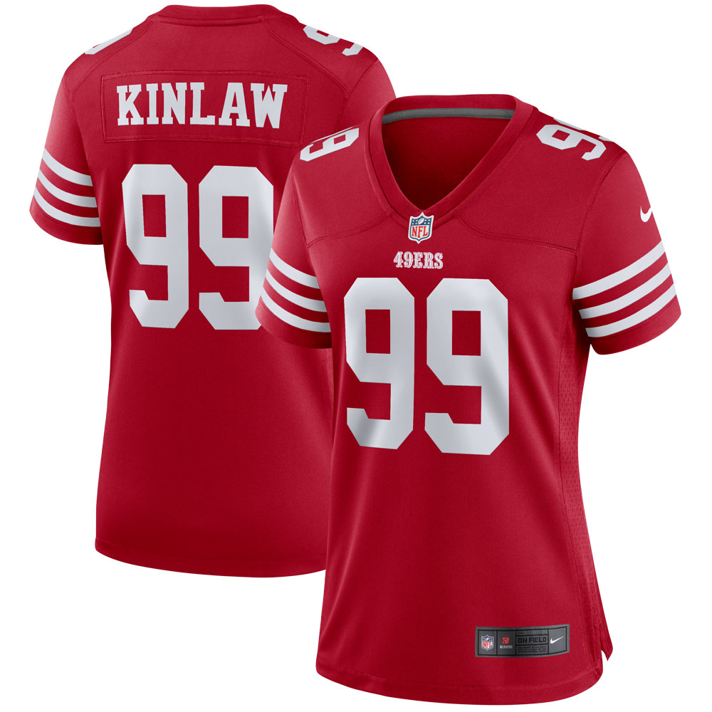 Javon Kinlaw San Francisco 49ers Nike Women's Player Game Jersey - Scarlet