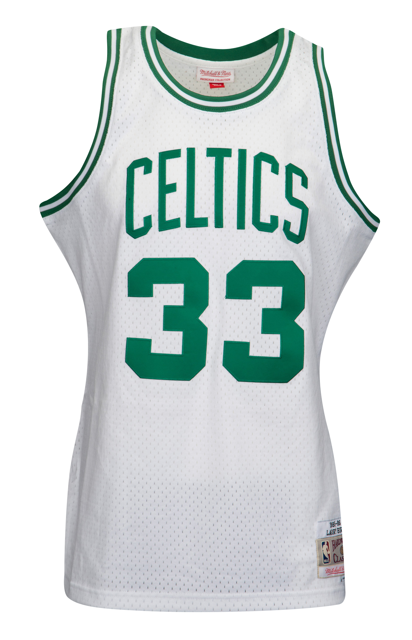 Men's Bird Larry Mitchell & Ness Celtics Swingman Jersey - White