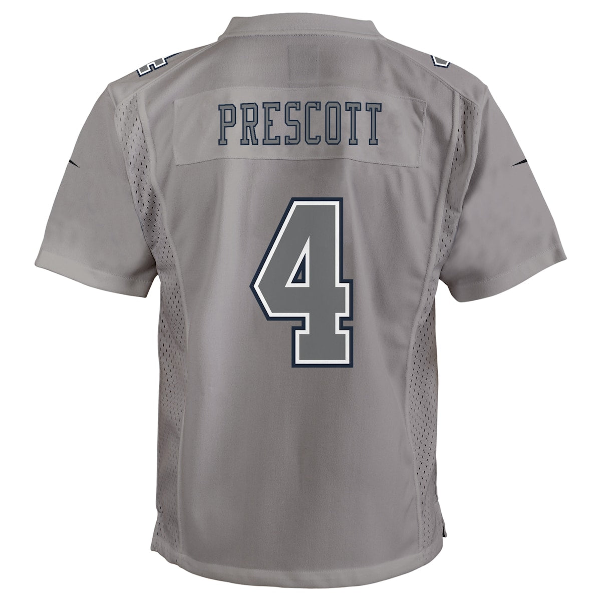 Boys' Grade School Dak Prescott Nike Cowboys Atmosphere Game Jersey - Grey