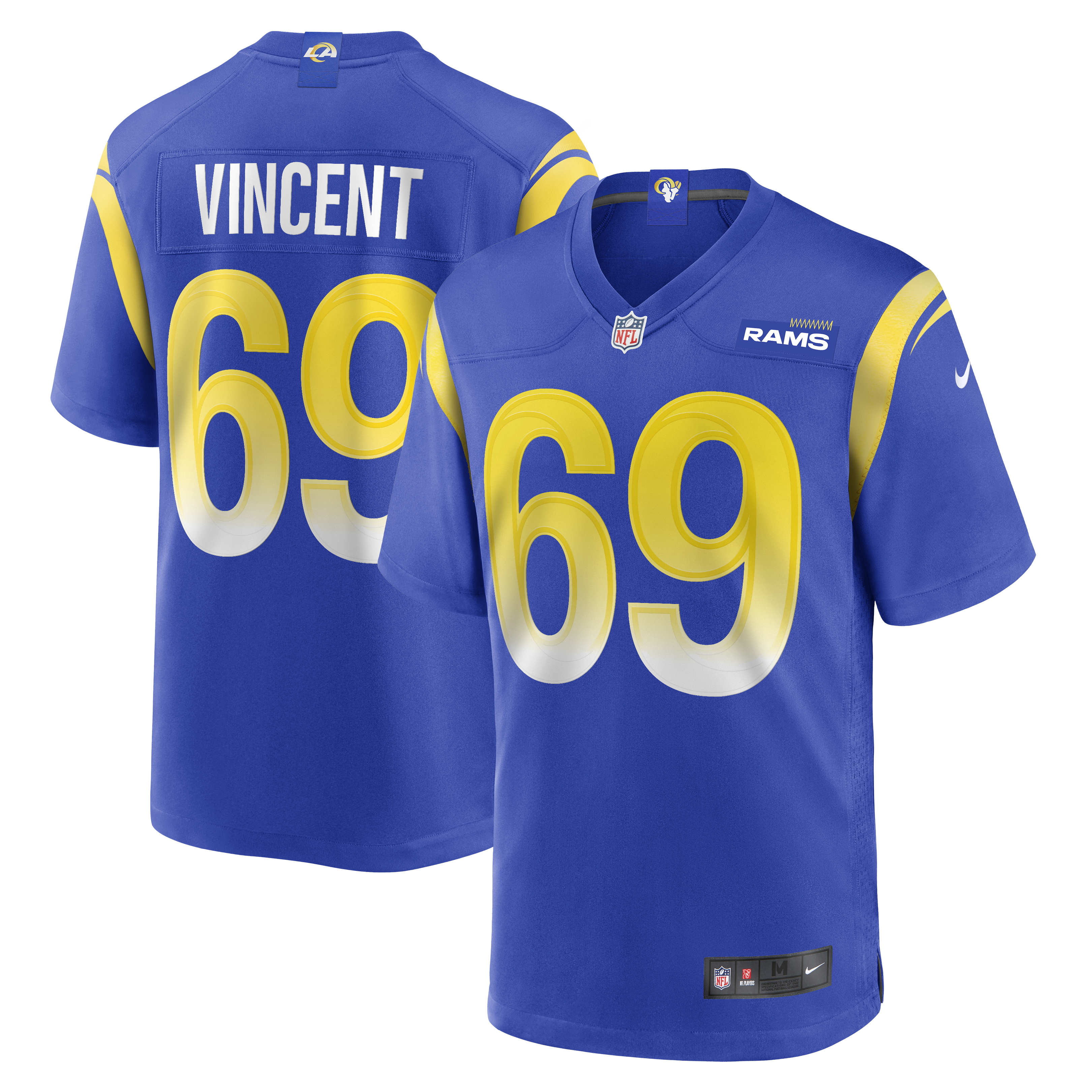 Taron Vincent Los Angeles Rams Nike  Game Jersey - Royal