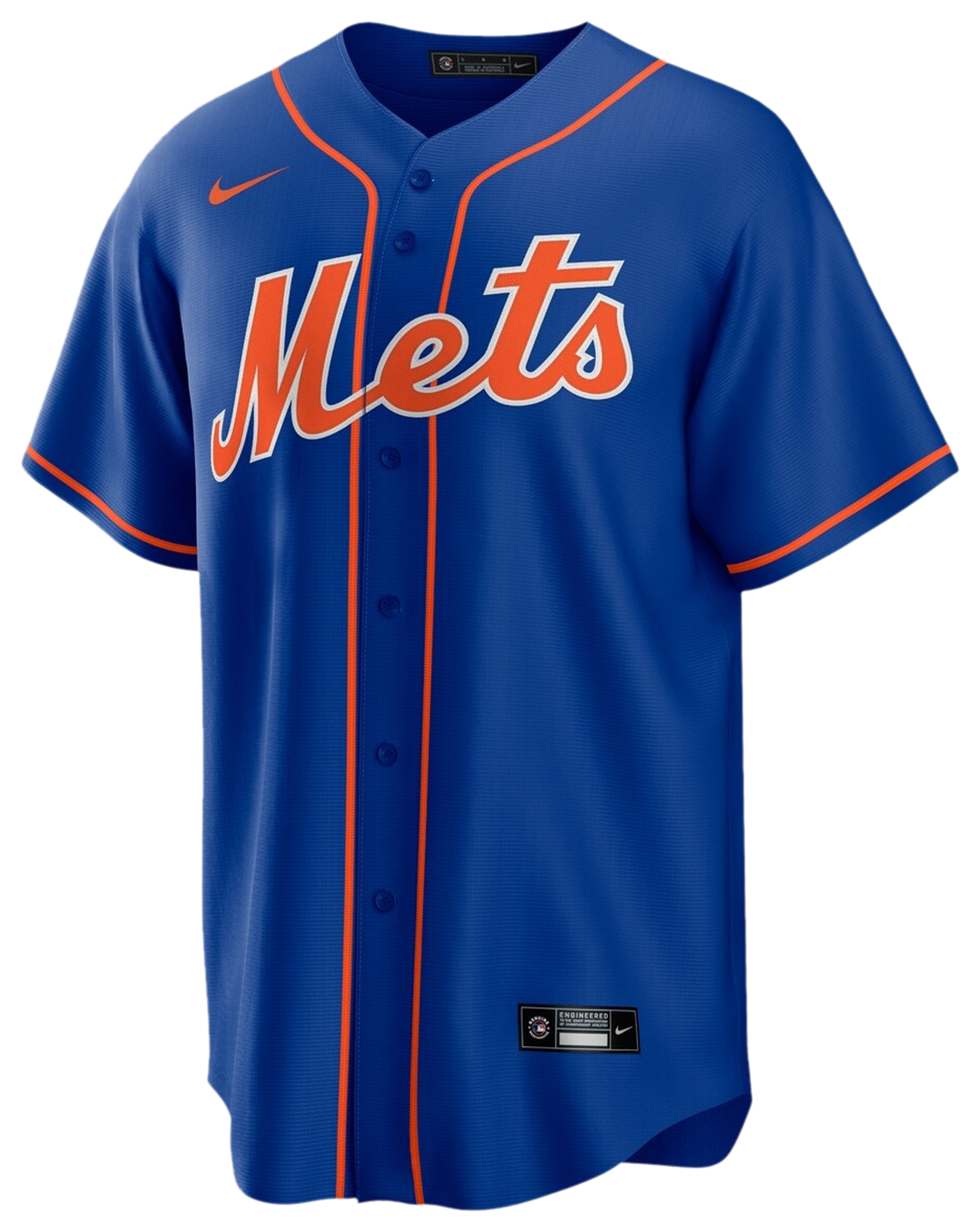 Men's Lindor Francisco Nike Mets Replica Player Jersey - Blue
