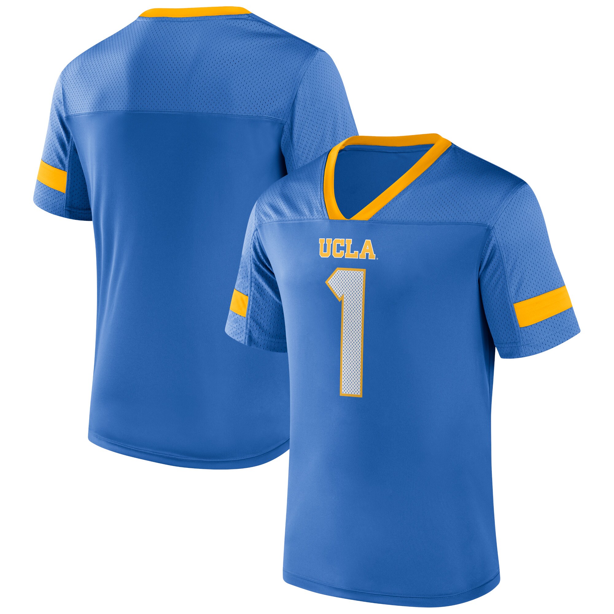UCLA Bruins Fanatics Branded #1 Kickoff Winner Replica Jersey - Blue