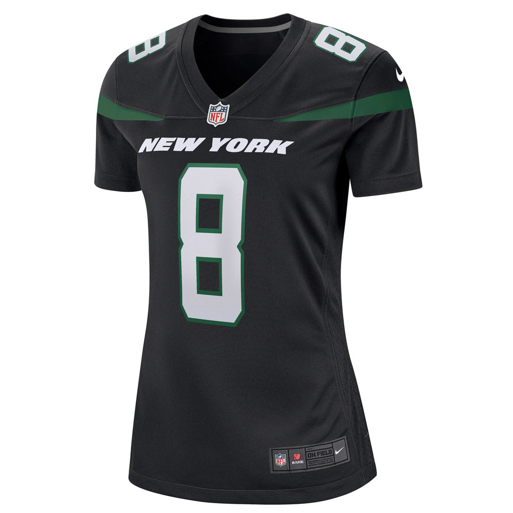 Women's New York Jets Elijah Moore Game Jersey Stealth Black