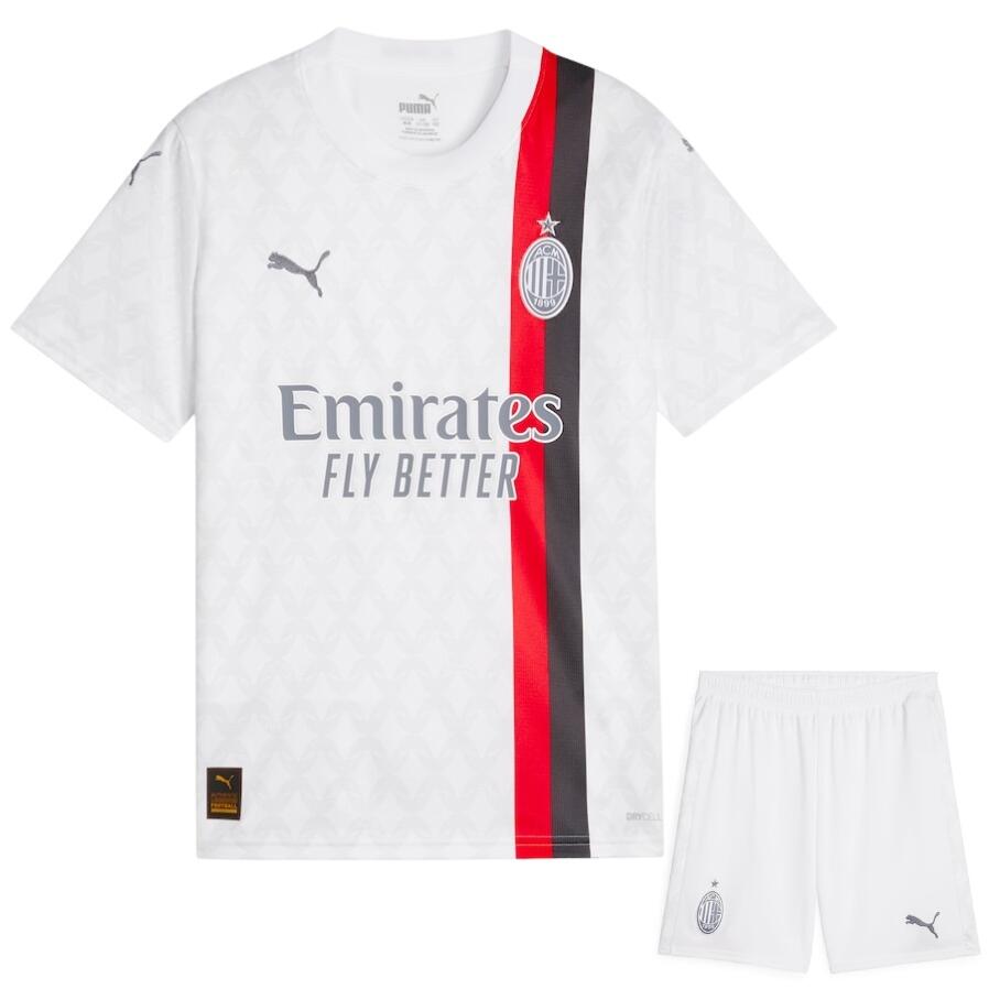 23/24 Youth AC Milan Away Jersey Kids Kit