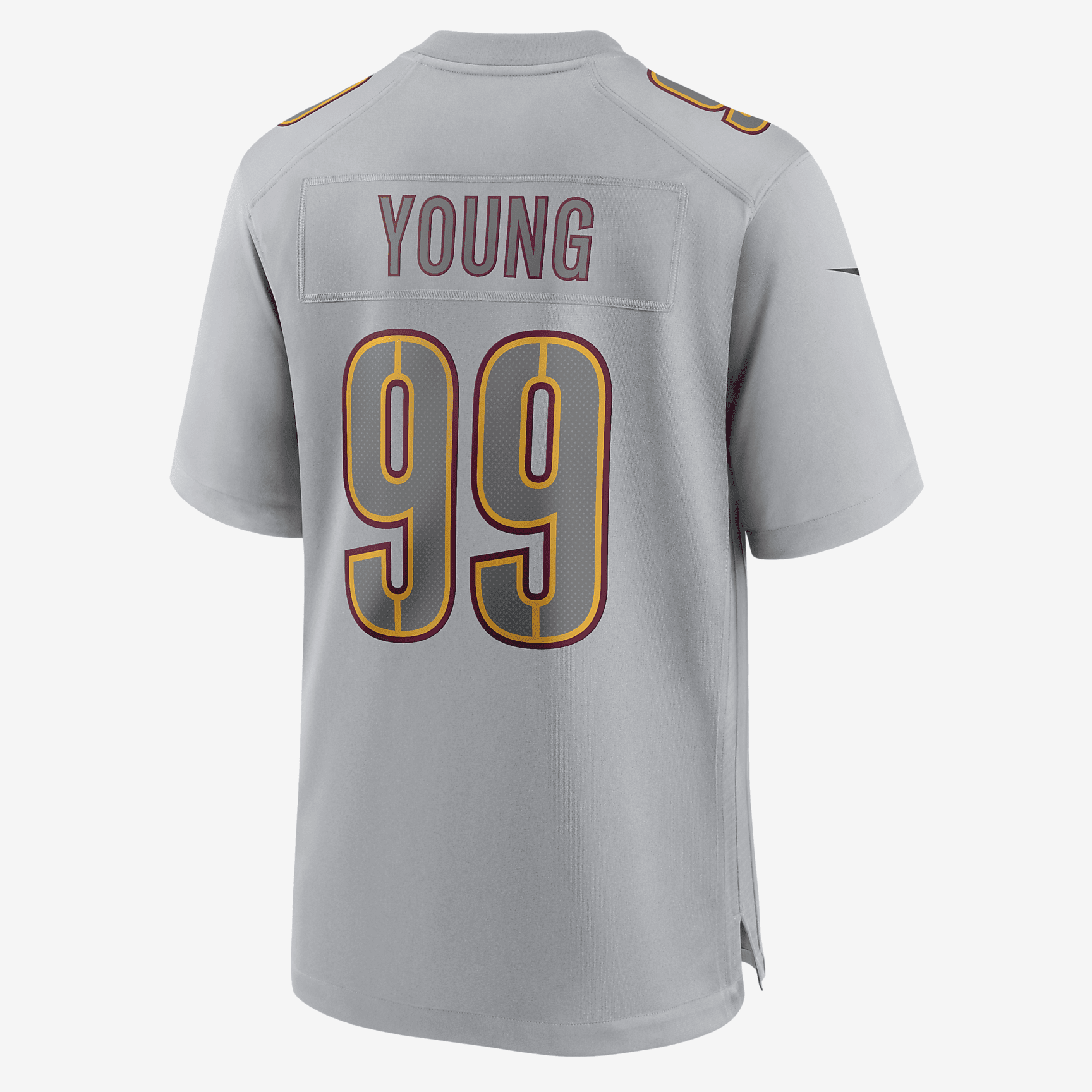 NFL Washington Commanders Atmosphere (Chase Young) Men's Fashion Football Jersey - Grey