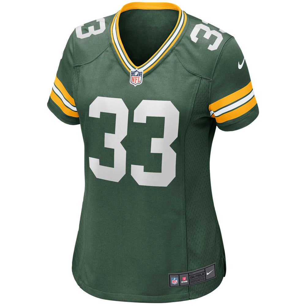 Women's Aaron Jones Green Bay Packers Game Jersey Green