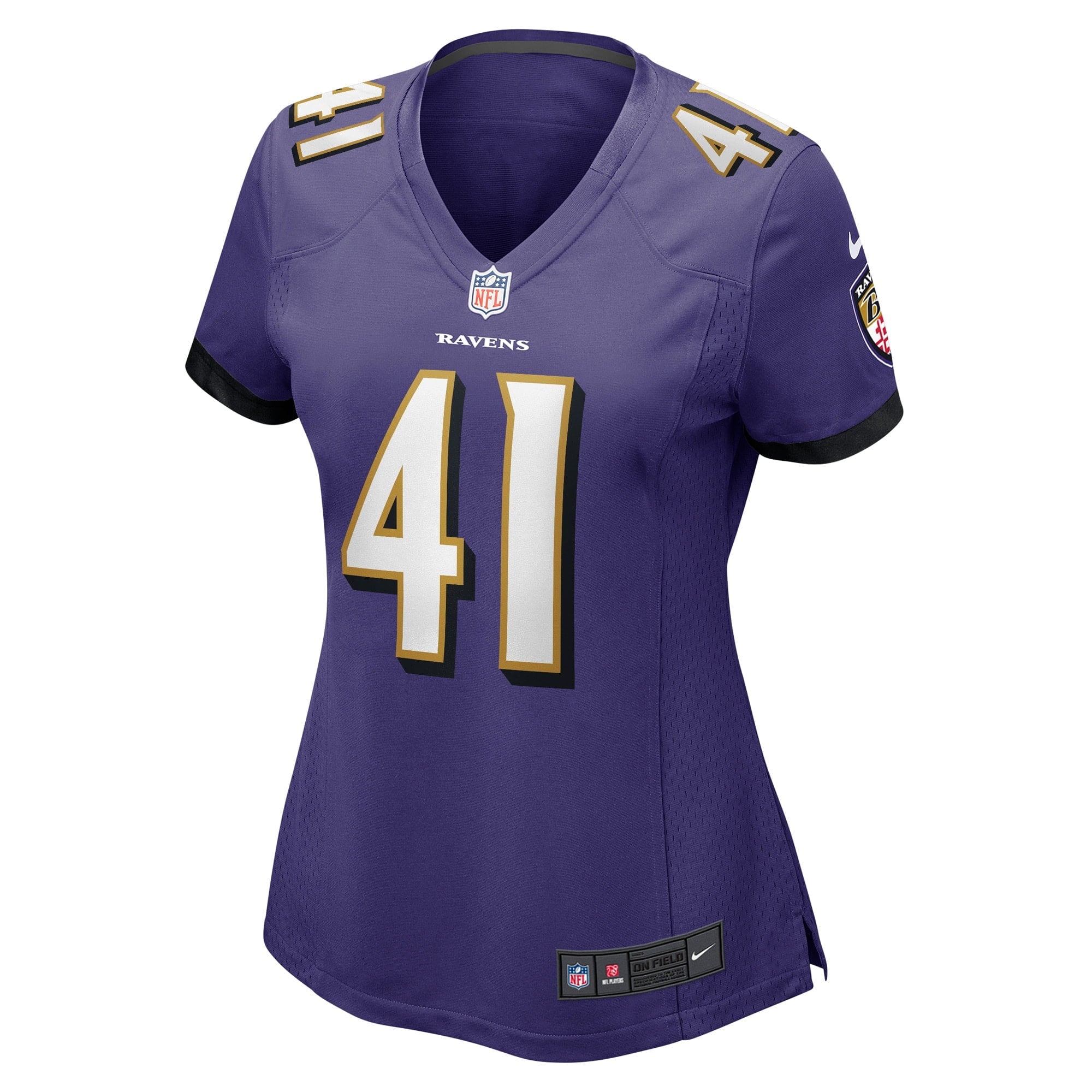 Women's Nike Daryl Worley Purple Baltimore Ravens Game Player Jersey