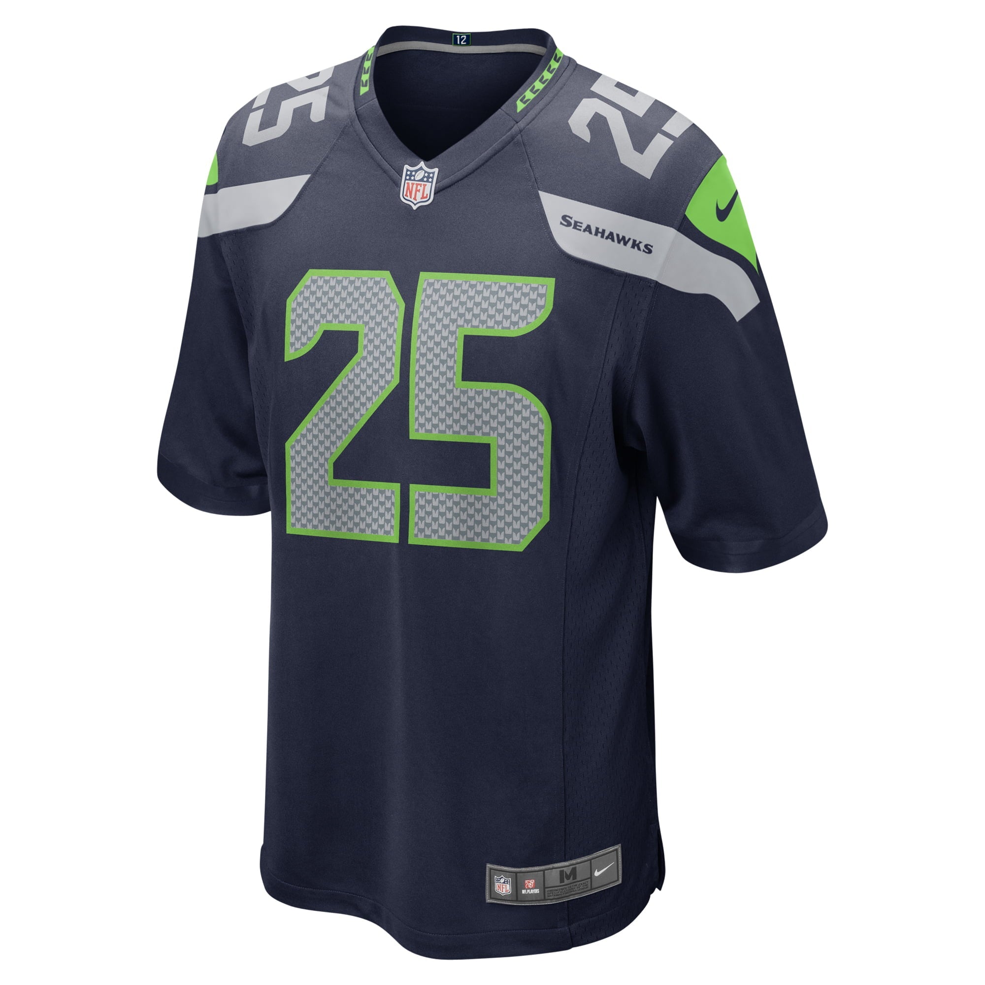 Men's Nike Richard Sherman College Navy Seattle Seahawks Retired Game Jersey