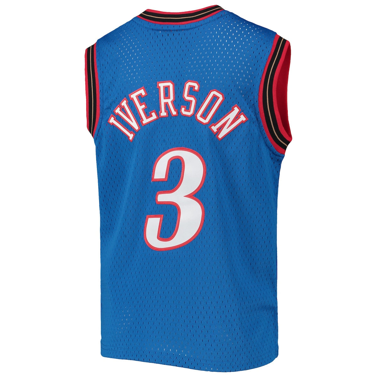 Boys' Grade School Allen Iverson Mitchell & Ness 76ers 1999-00 Hardwood Classics Swingman Jersey - Blue
