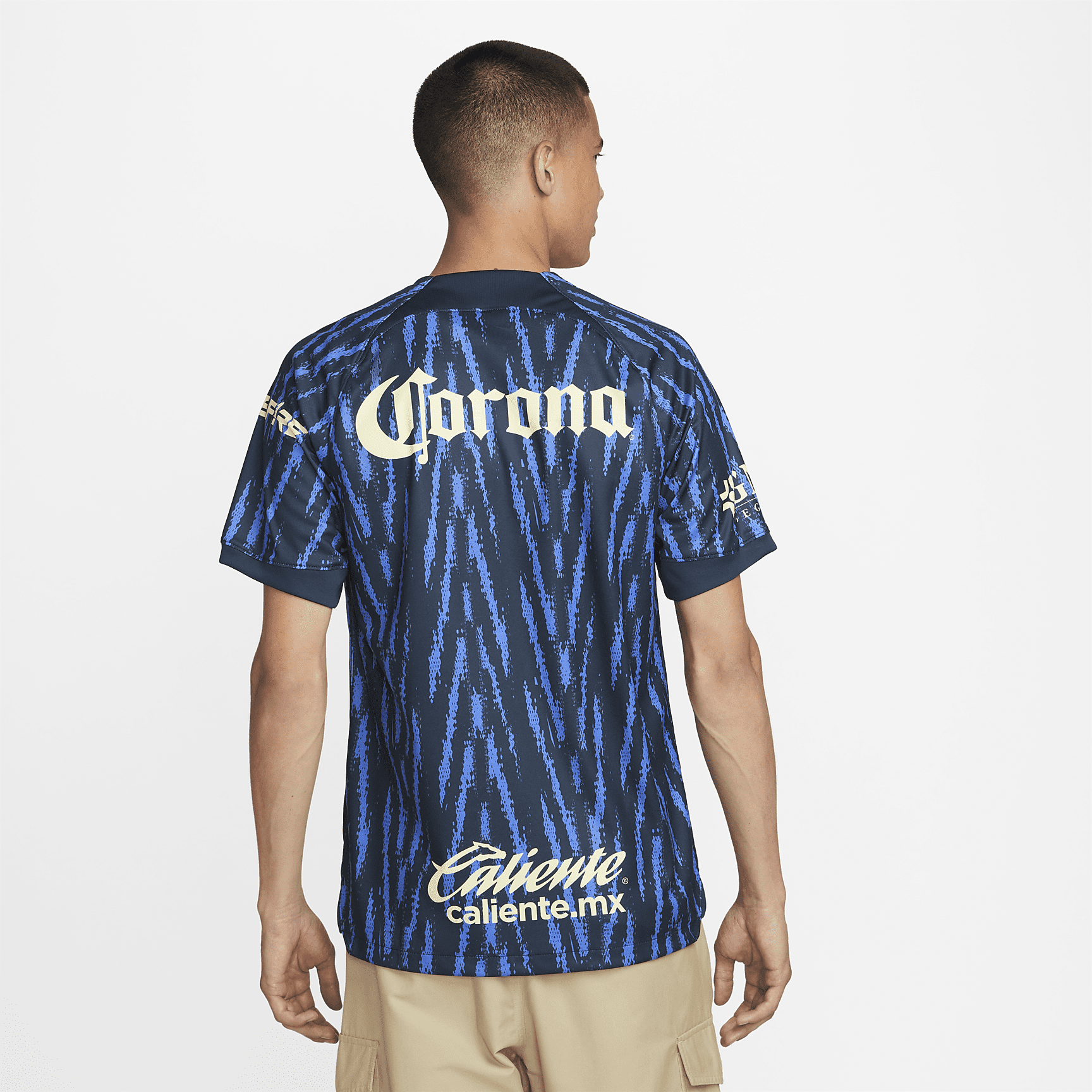 Club América 2022/23 Stadium Away Men's Nike Dri-FIT Soccer Jersey - Armory Navy/Lemon Chiffon