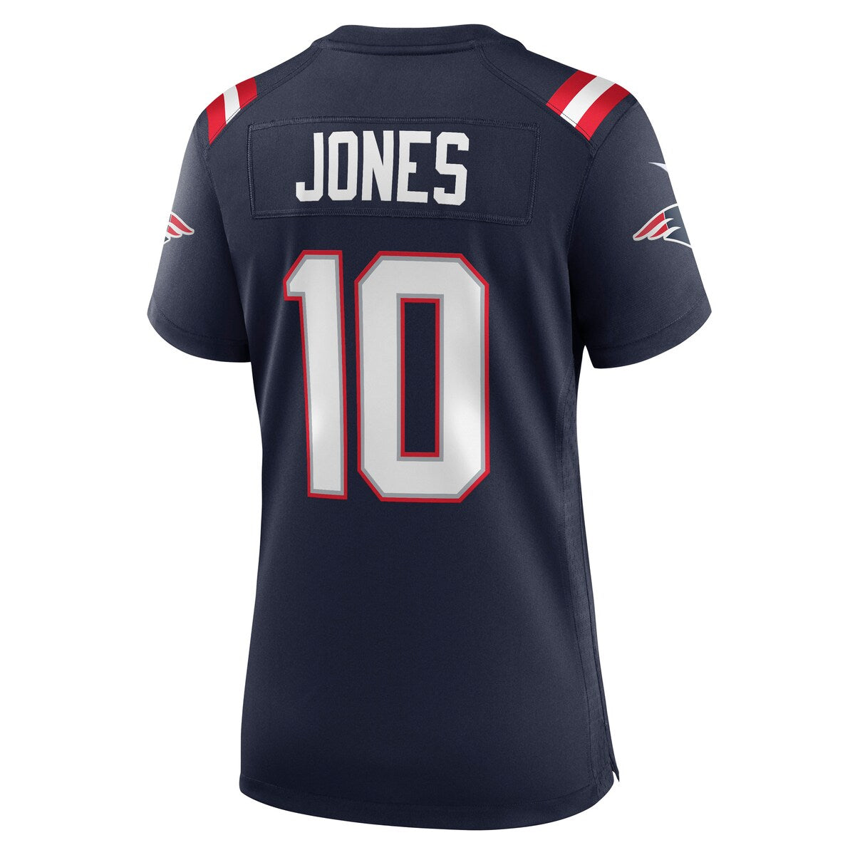 Women's Mac Jones Nike Patriots Team Game Jersey - Navy