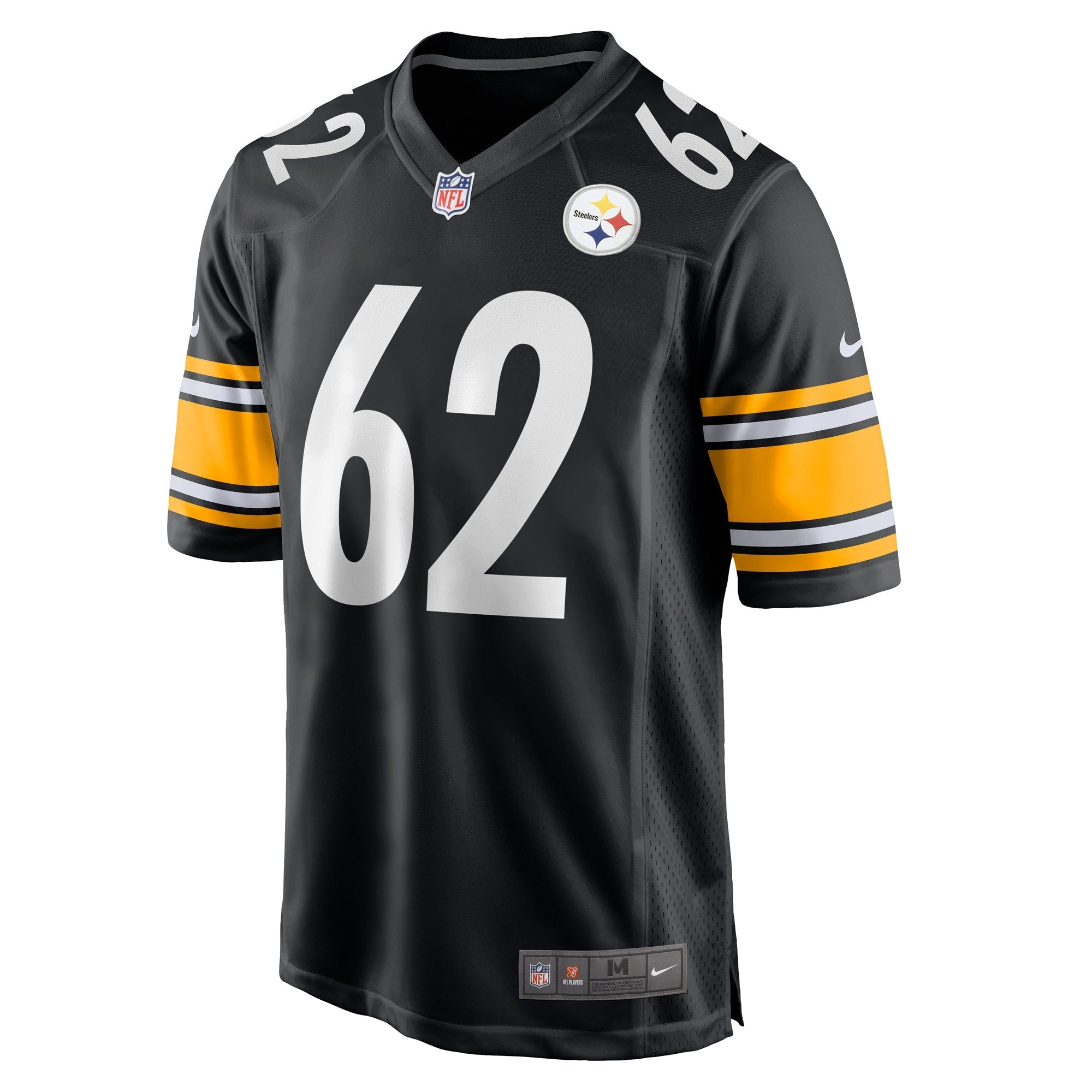 Men's Nike Ryan McCollum Black Pittsburgh Steelers Game Player Jersey