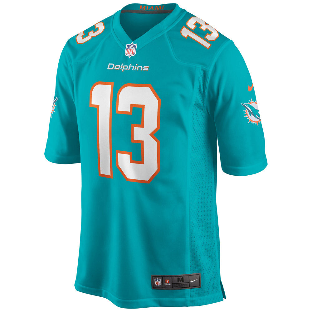 Men's Miami Dolphins Dan Marino Game Retired Player Jersey Aqua