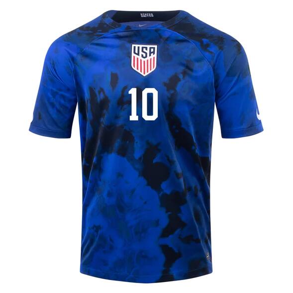 Pulisic USMNT Away Jersey USA 2022 World Cup Kit