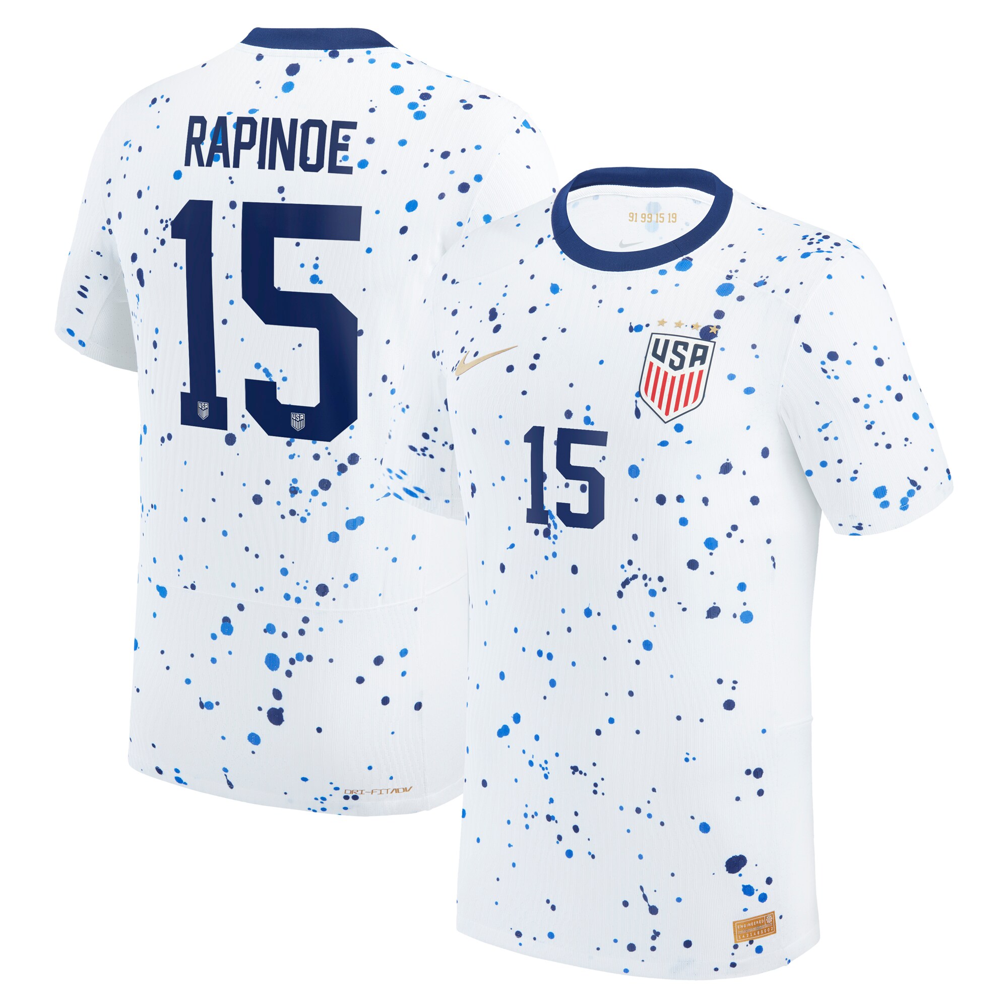 Megan Rapinoe USWNT Nike 2023 Home Authentic Jersey - White